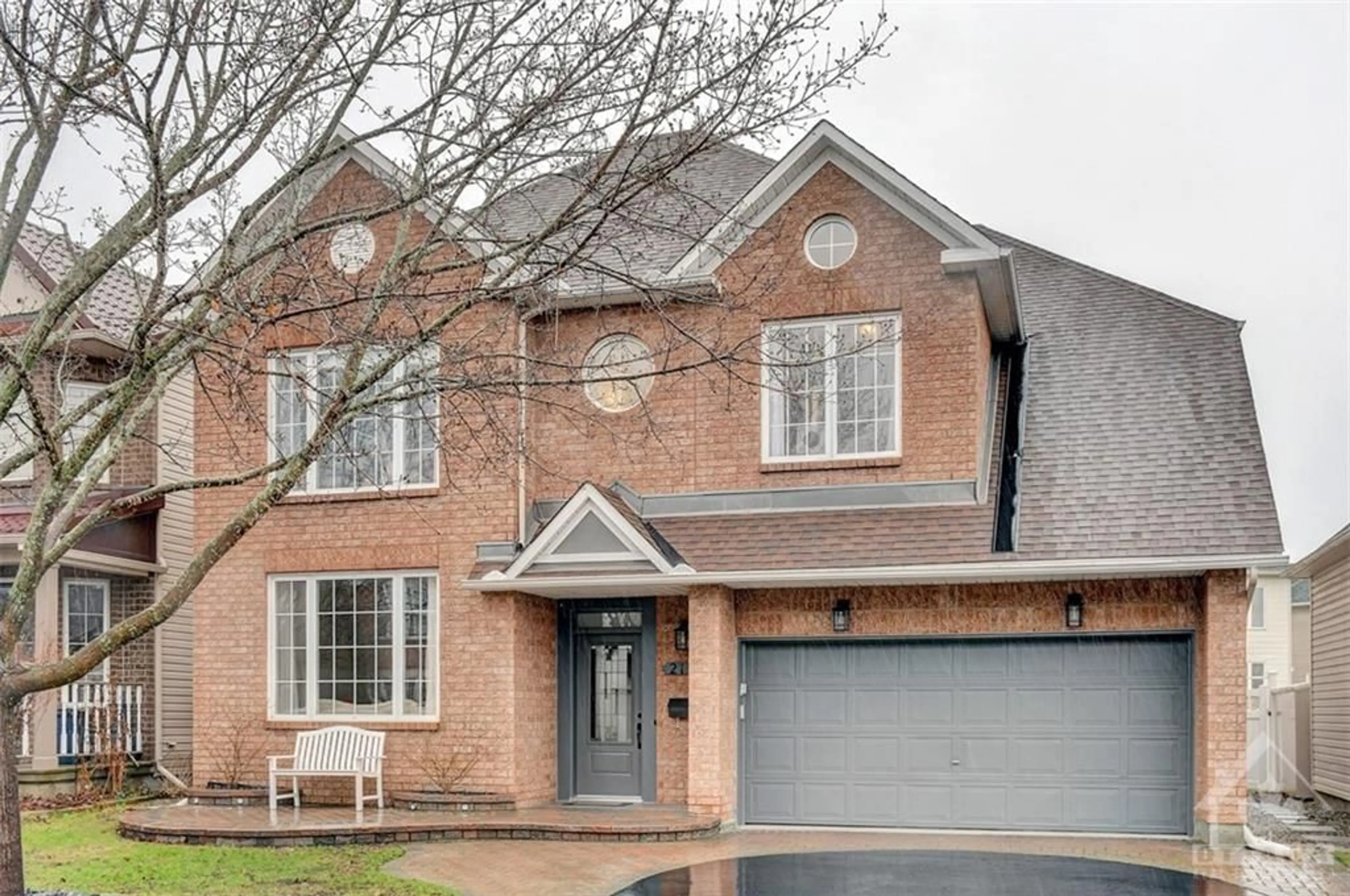 Home with brick exterior material for 2177 REPENTIGNY Dr, Orleans Ontario K4A 4N9