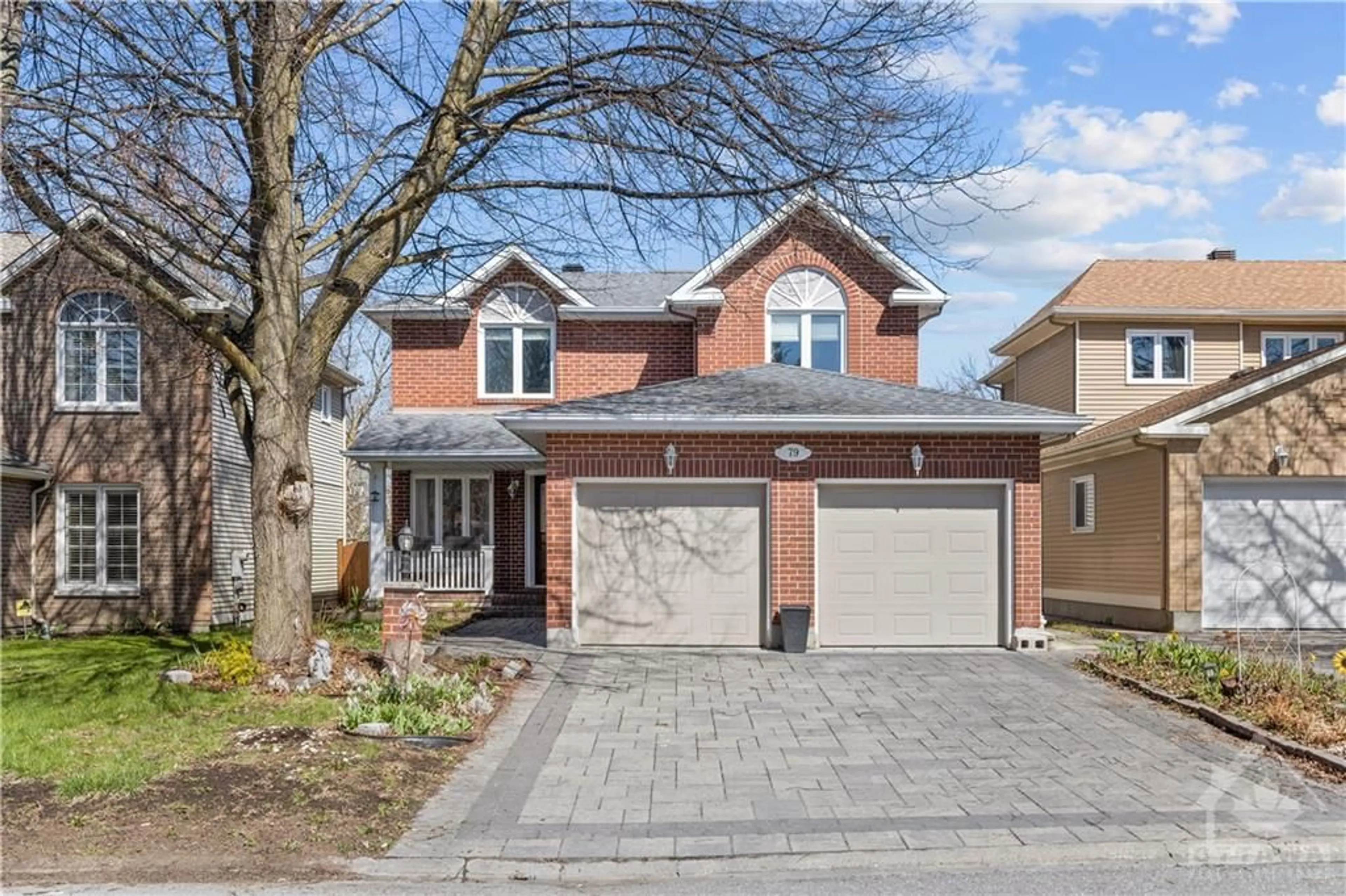 Home with brick exterior material for 79 BEDDINGTON Ave, Nepean Ontario K2J 3N4