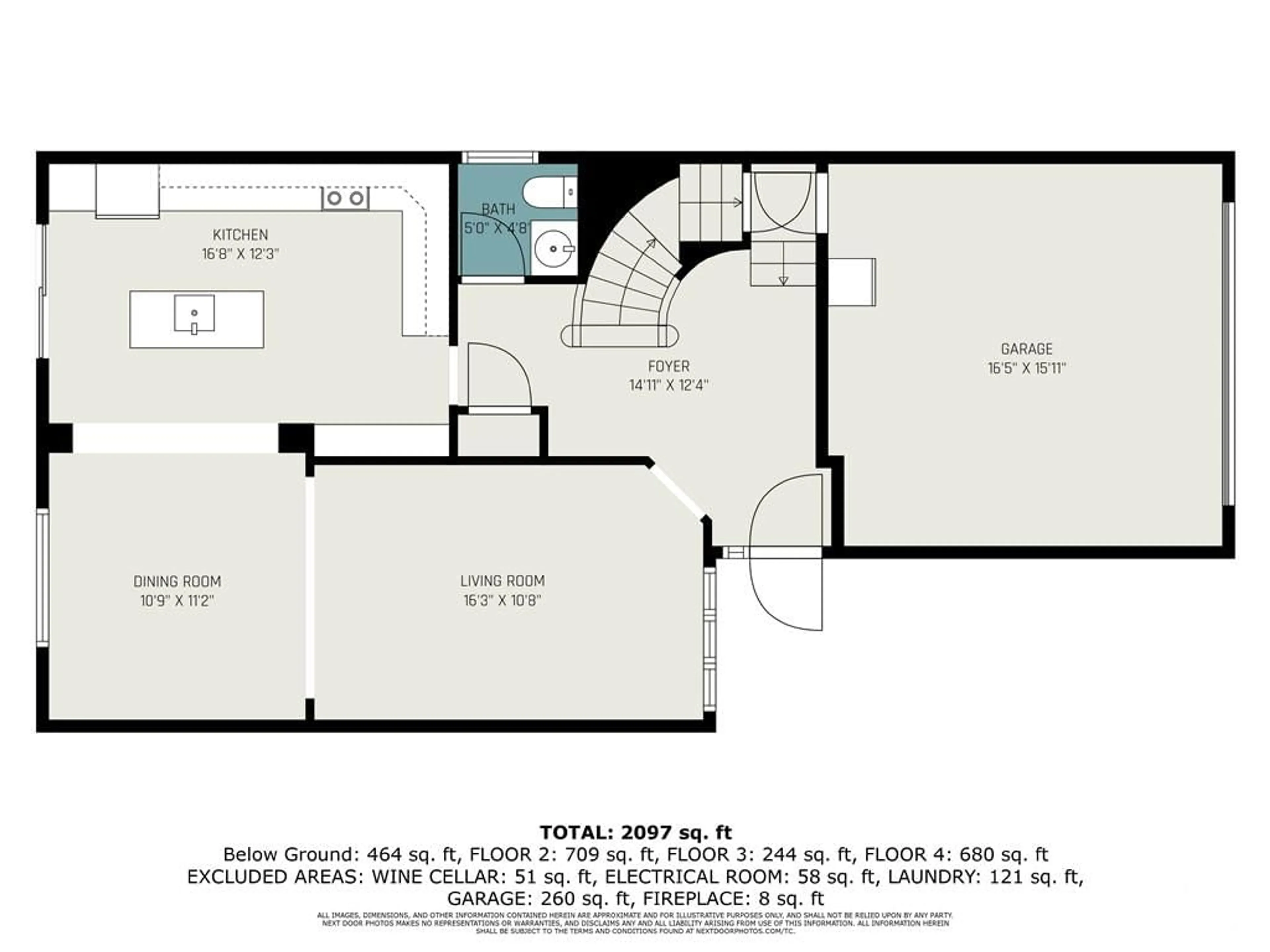Floor plan for 2081 LEGRAND Cres, Ottawa Ontario K1E 3T6