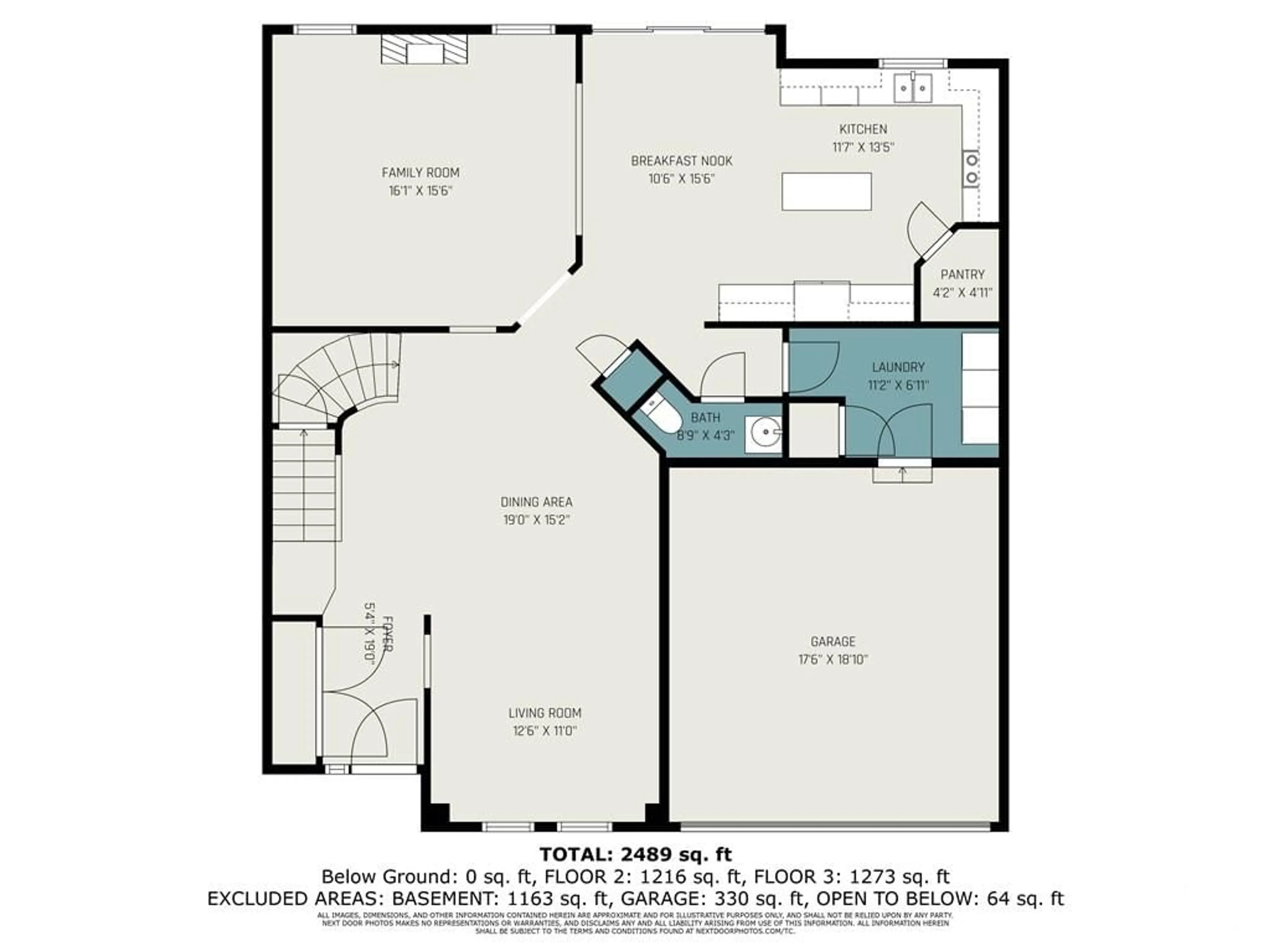 Floor plan for 334 ABBEYDALE Cir, Ottawa Ontario K2K 0E9