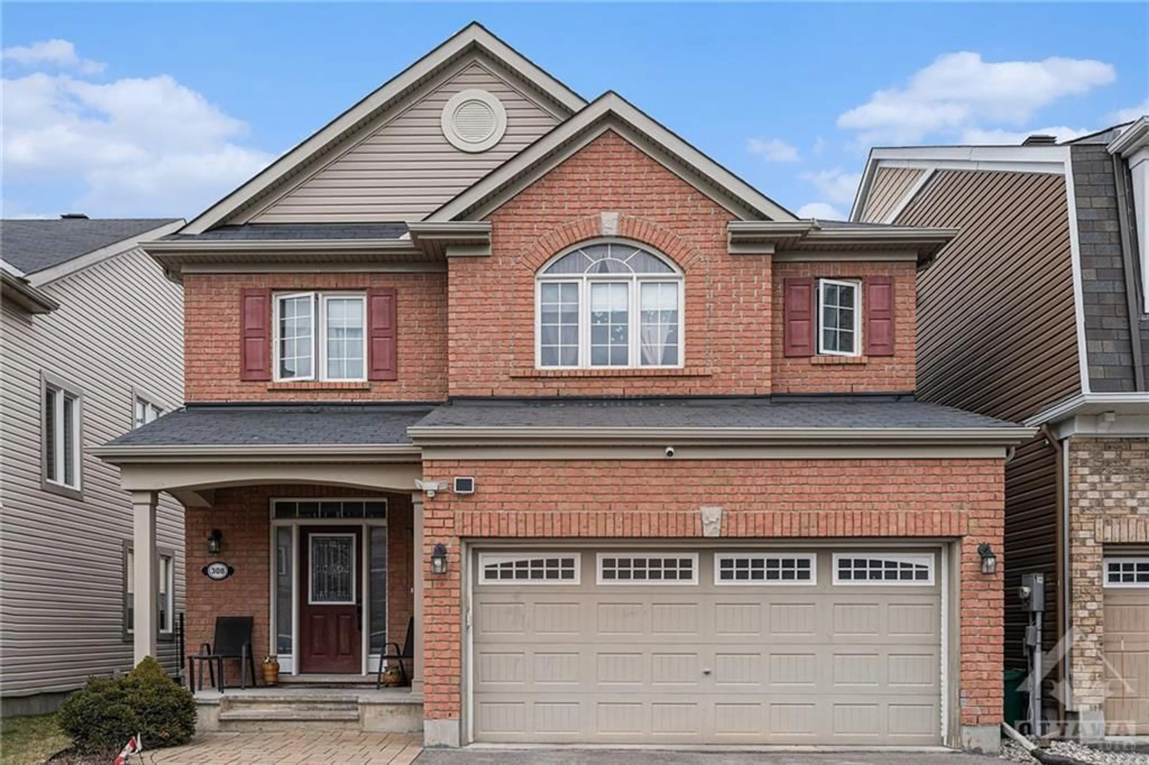 Home with brick exterior material for 308 SUMMER SKY St, Ottawa Ontario K4A 0V3