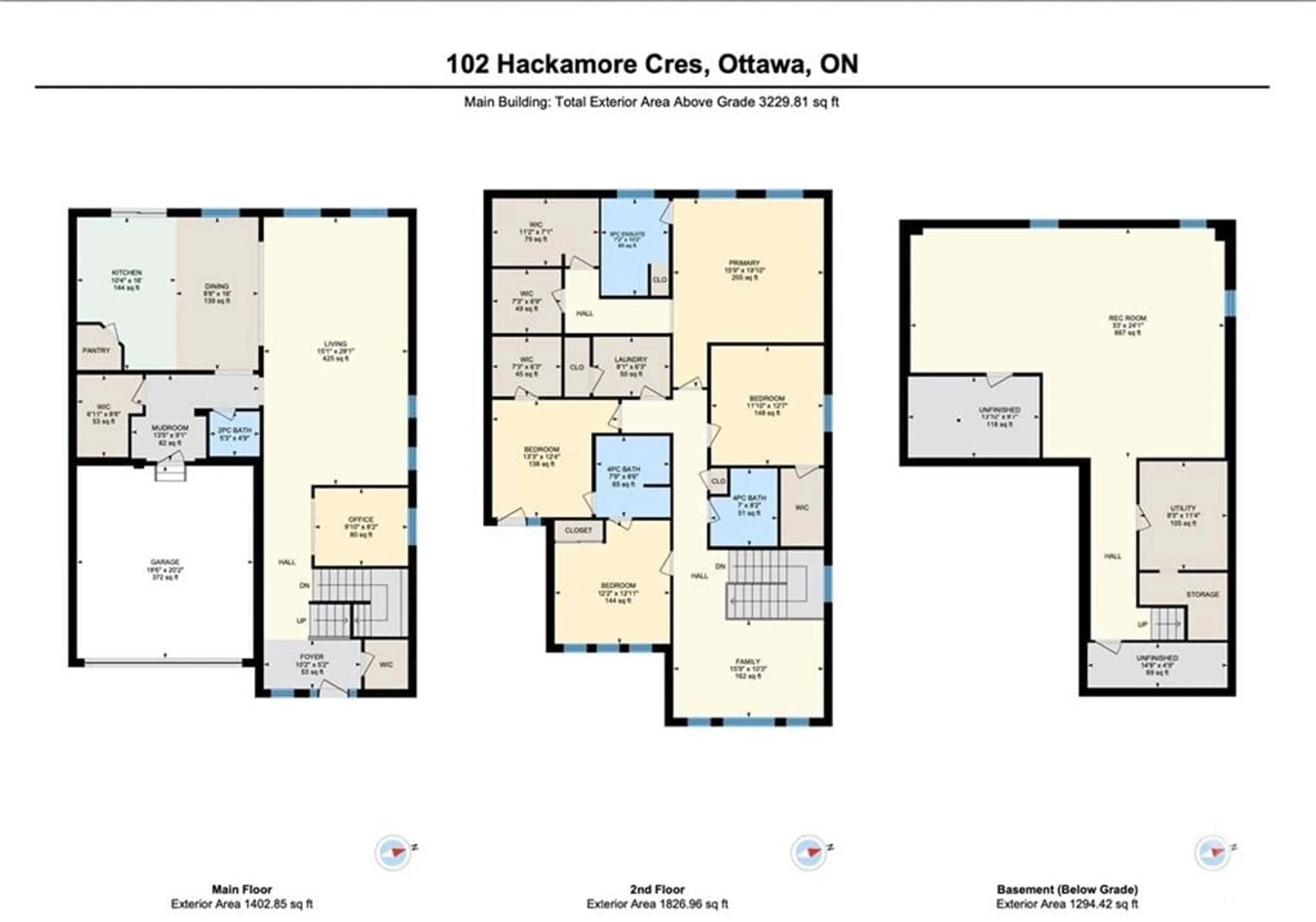 Floor plan for 102 HACKAMORE Cres, Richmond Ontario K0A 2Z0