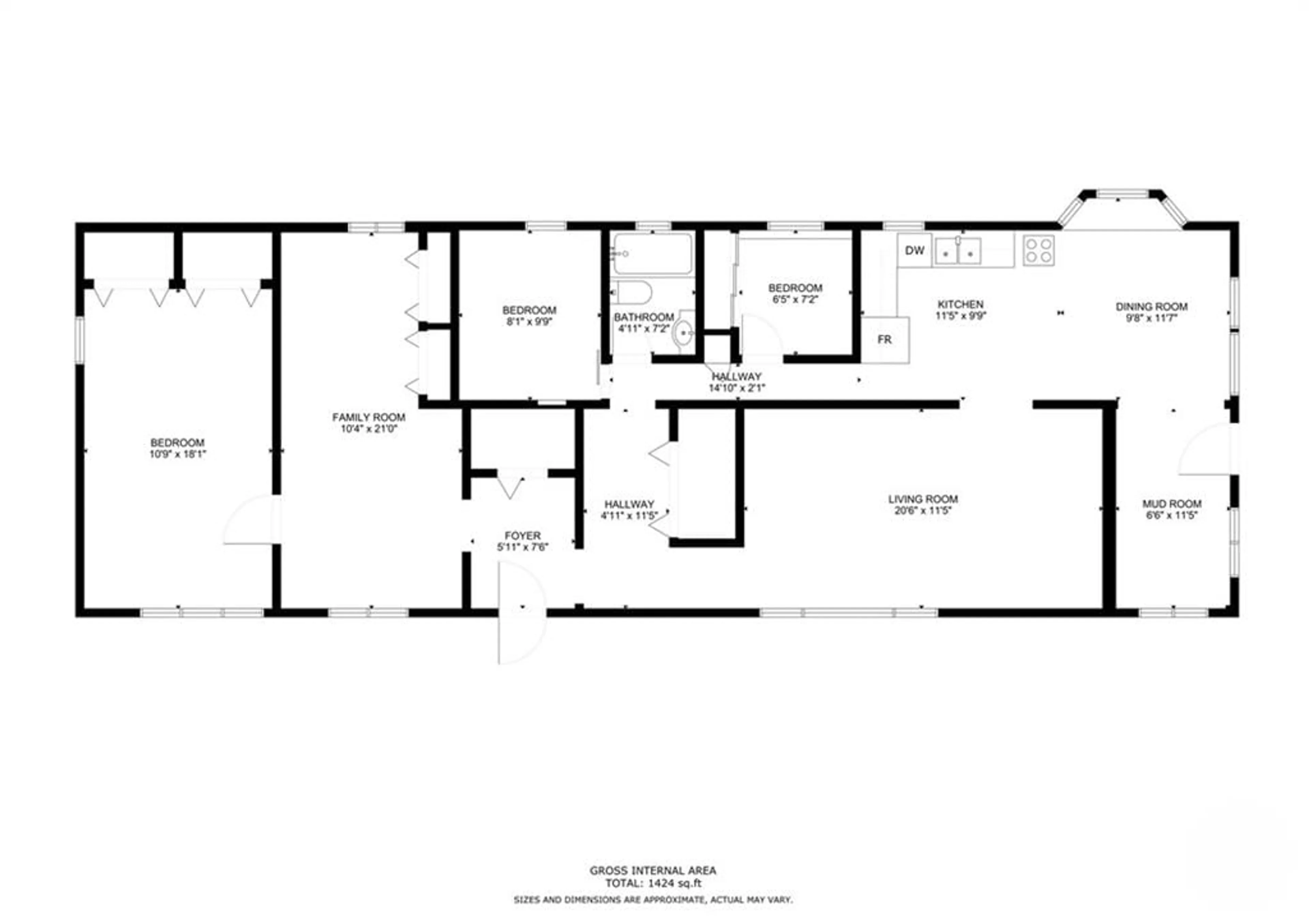 Floor plan for 3572 COUNTY ROAD 27 Rd, Brockville Ontario K6V 5T4