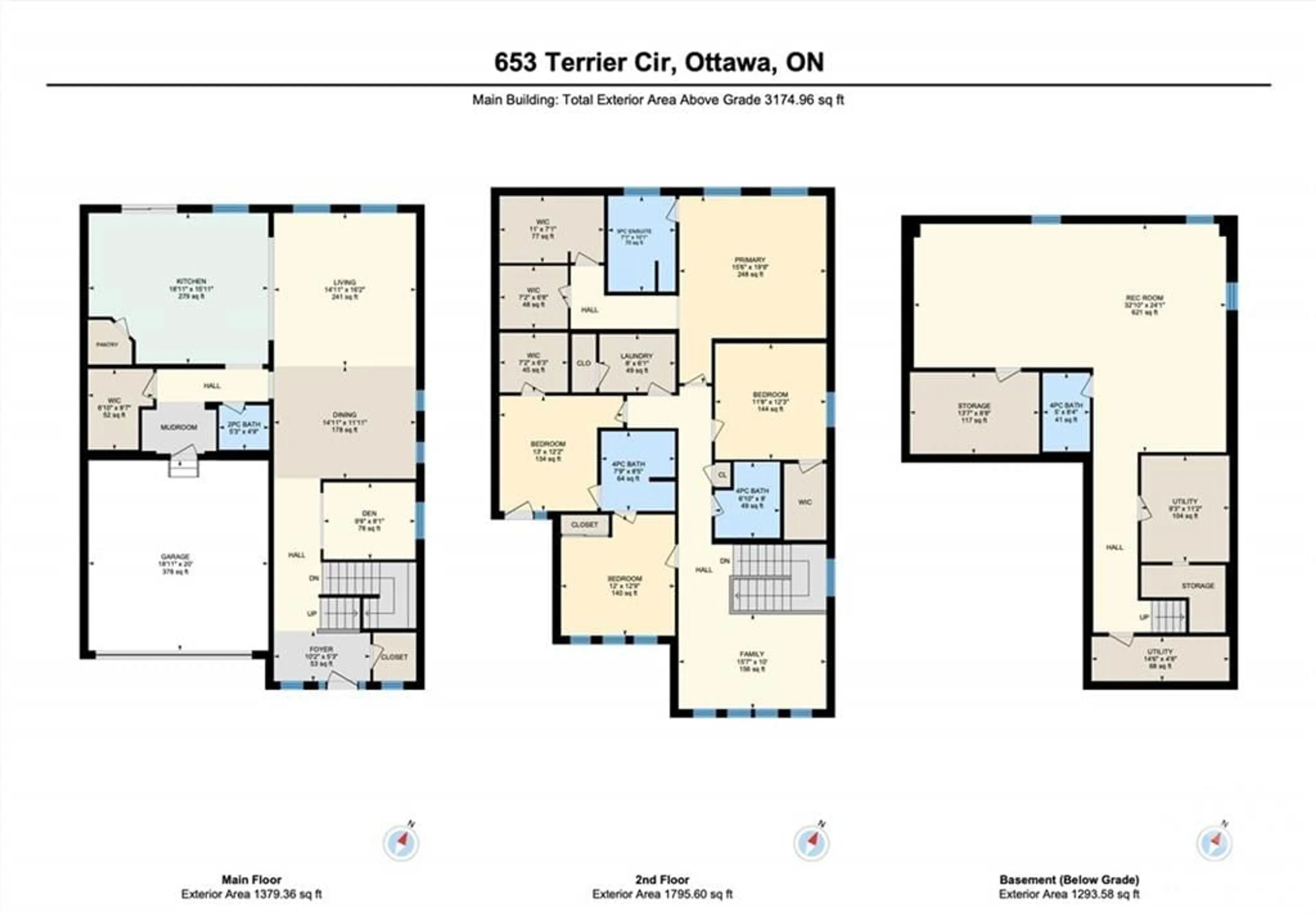 Floor plan for 653 TERRIER Cir, Richmond Ontario K0A 2Z0