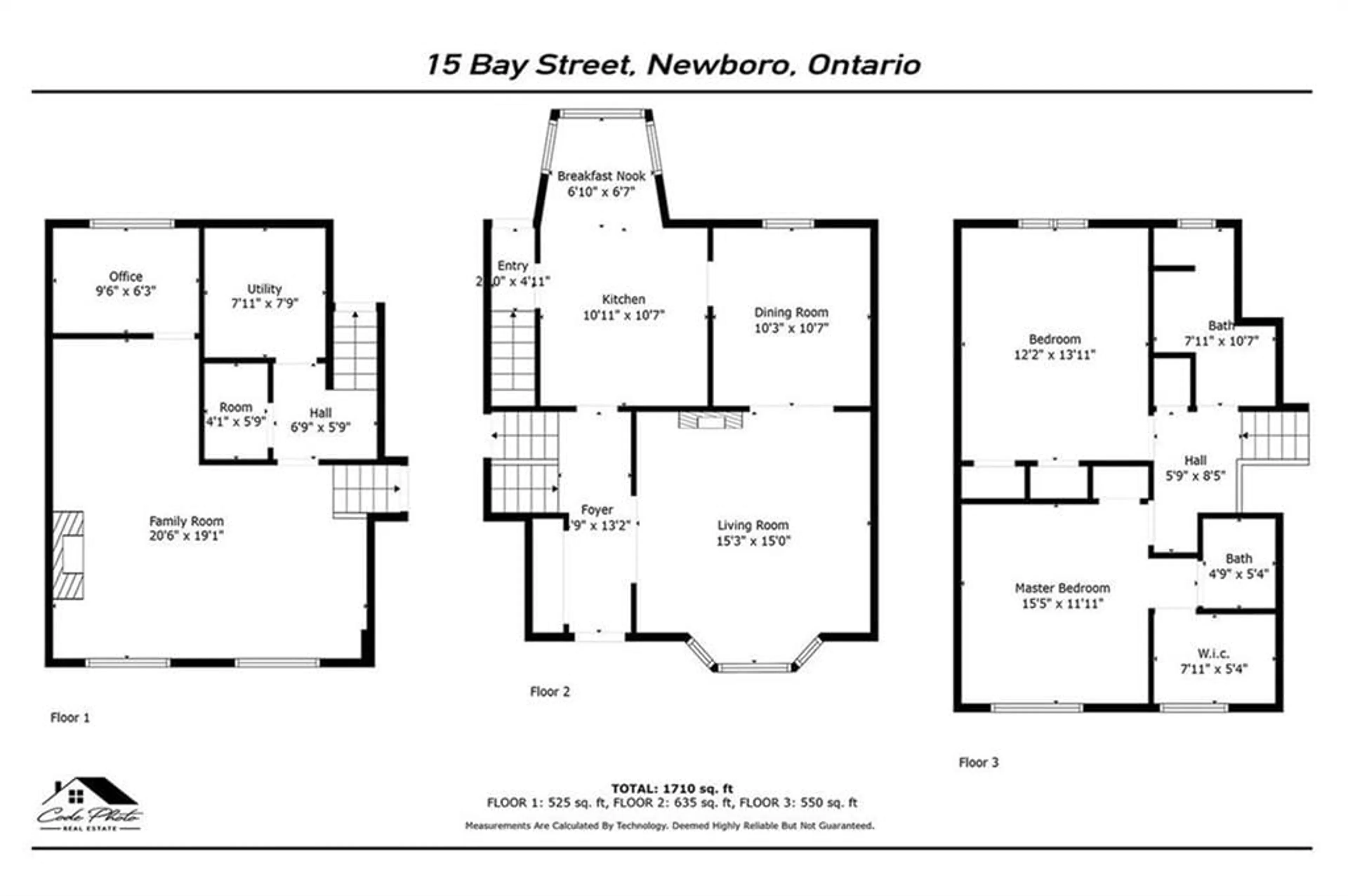 Floor plan for 15 BAY St, Newboro Ontario K0G 1P0