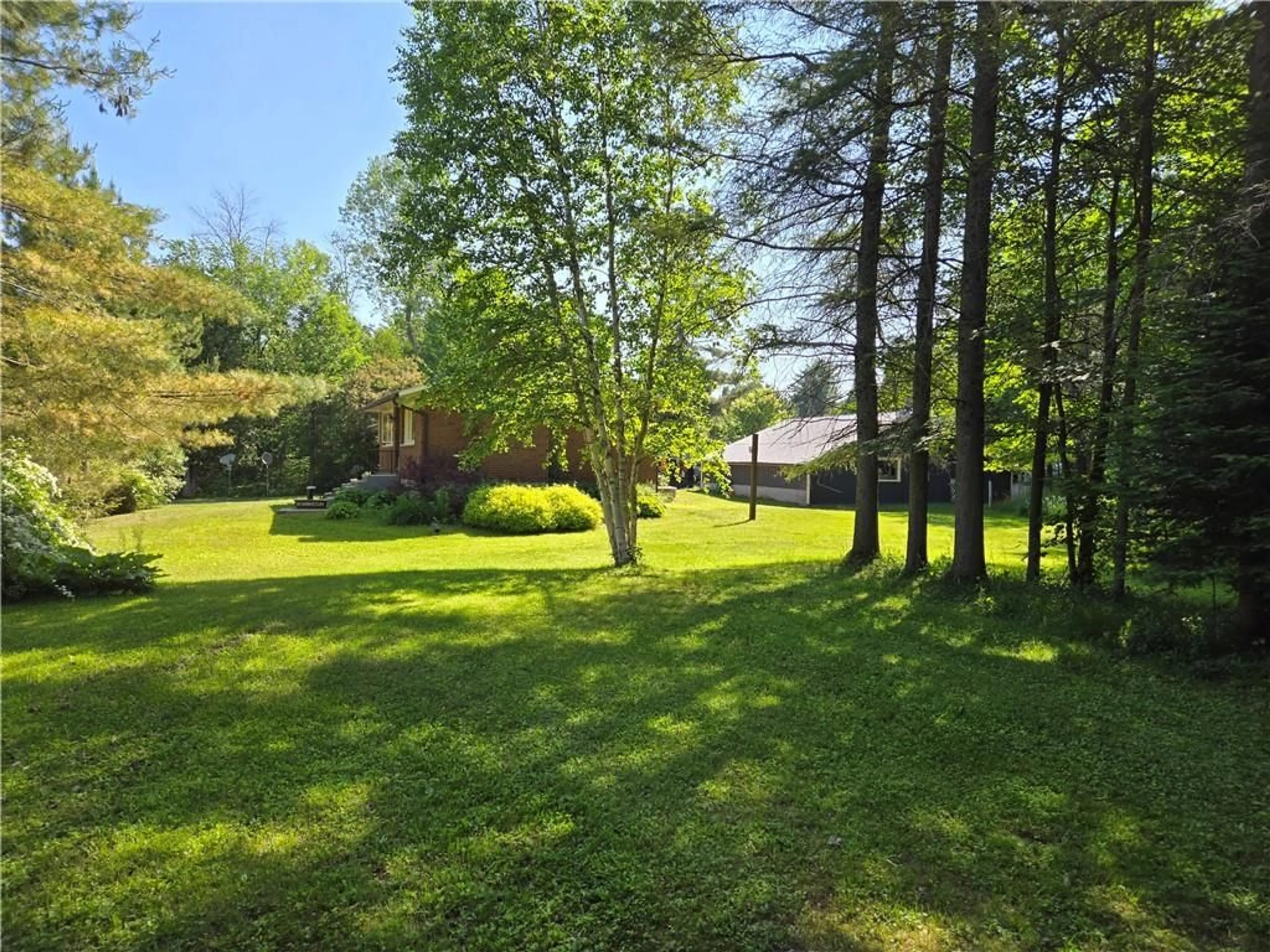 Patio, the fenced backyard for 2249 ROSS Rd, Pembroke Ontario K8A 6W4