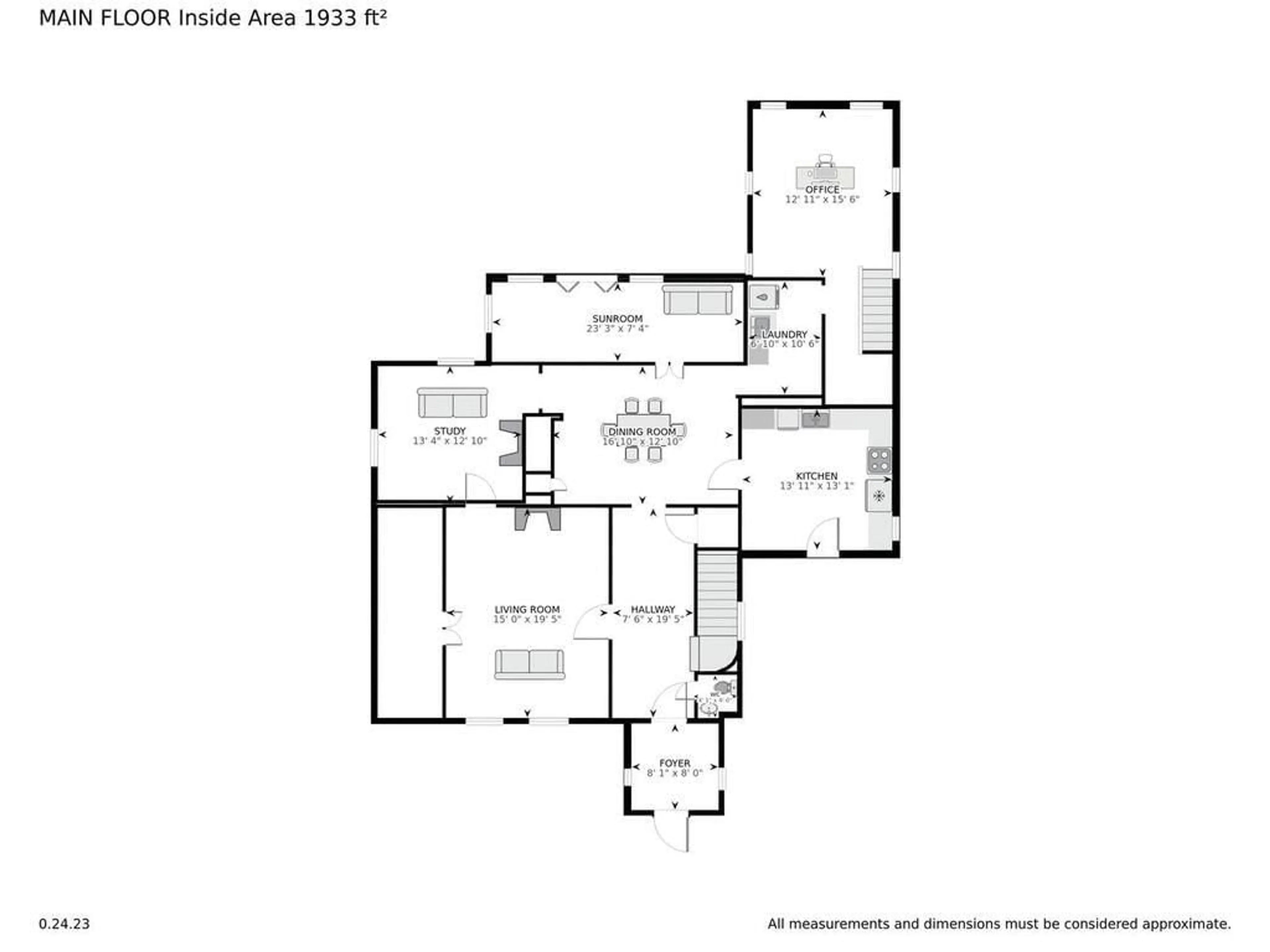 Floor plan for 157 DIBBLE St, Prescott Ontario K0E 1T0