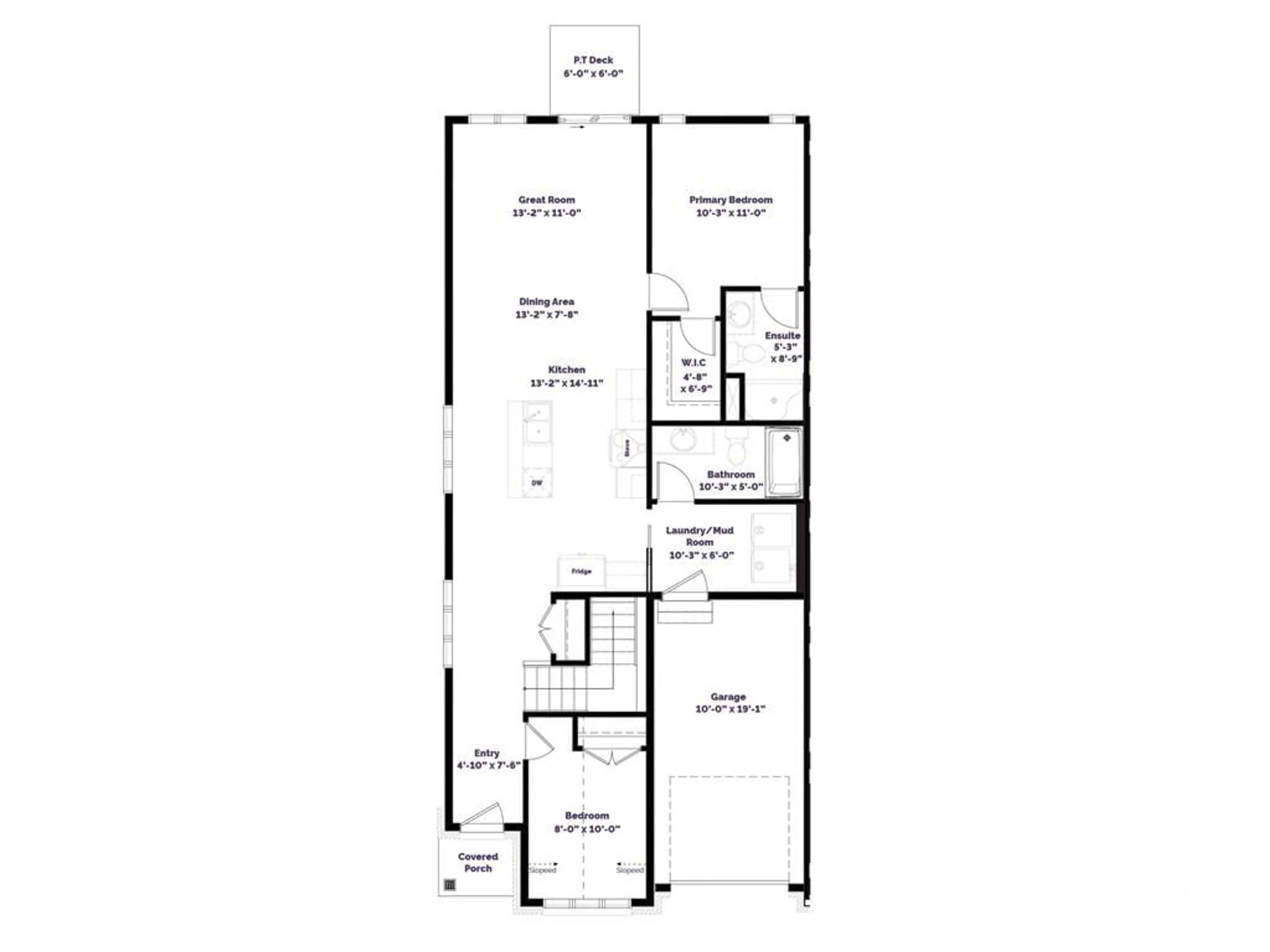 Floor plan for 823 ST JOHN St, Merrickville Ontario K0G 1N0