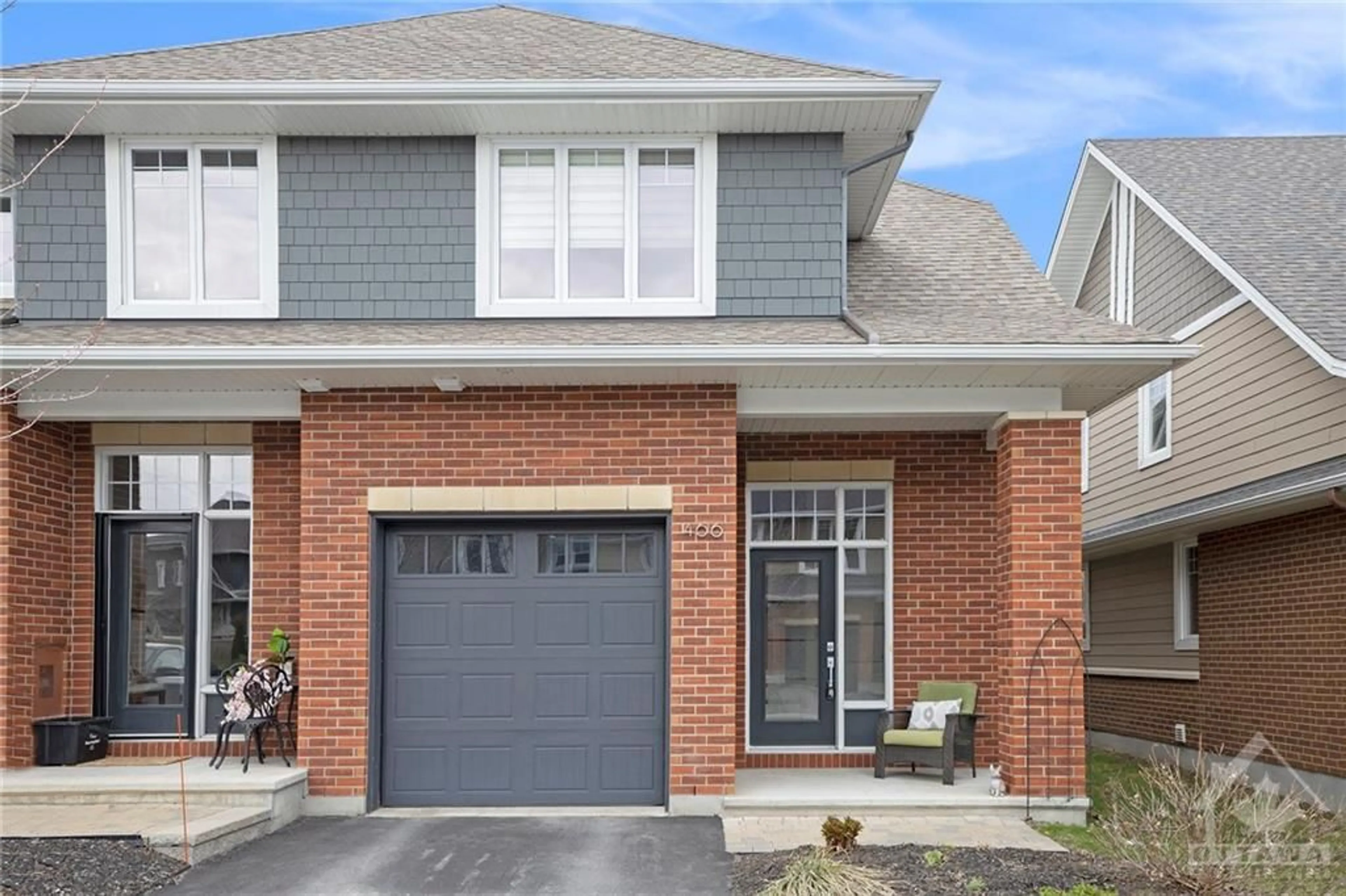 Home with brick exterior material for 466 KILSPINDIE Ridge, Ottawa Ontario K2J 5M8