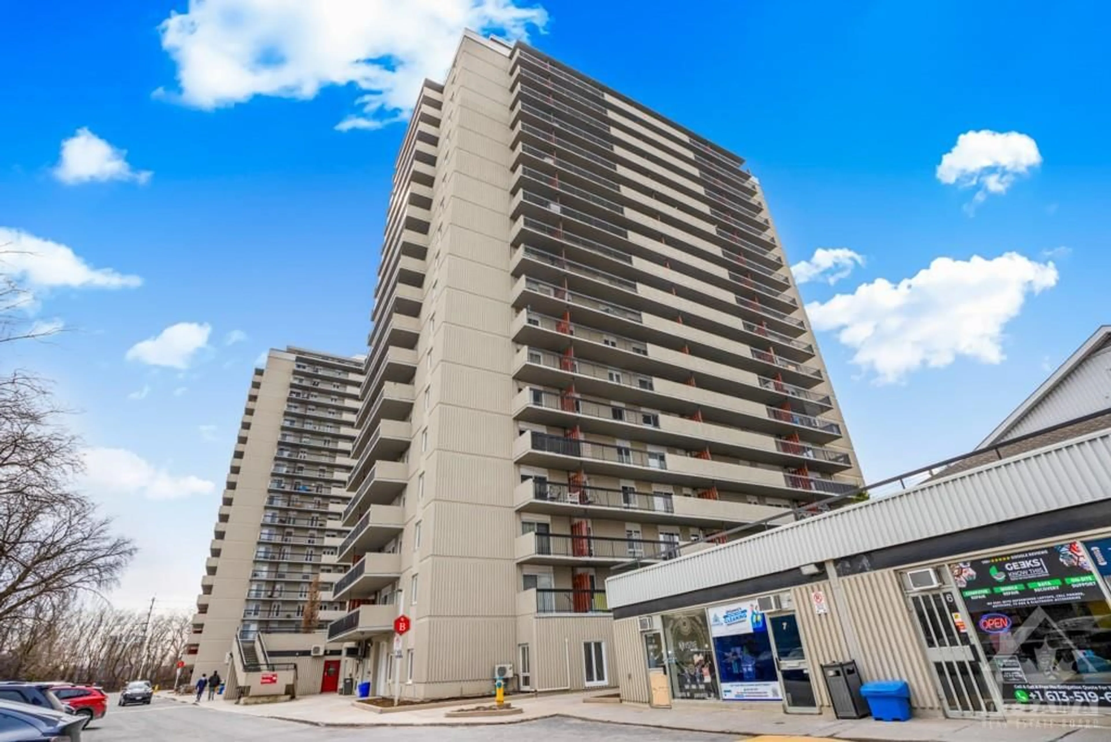 A pic from exterior of the house or condo for 158B MCARTHUR Ave #1908, Ottawa Ontario K1L 8C9