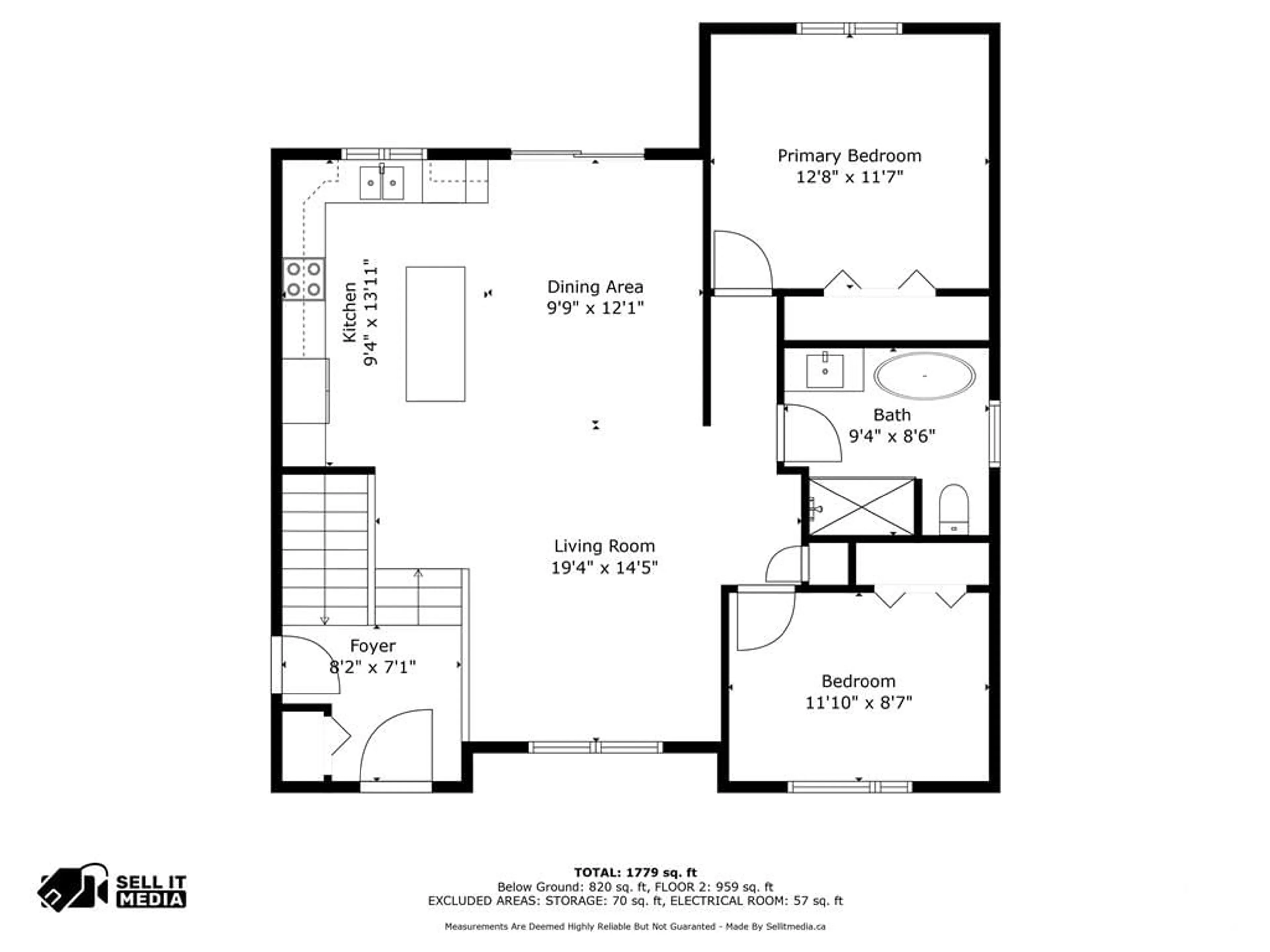 Floor plan for 690 ROXANE Cres, Hawkesbury Ontario K6A 3W9