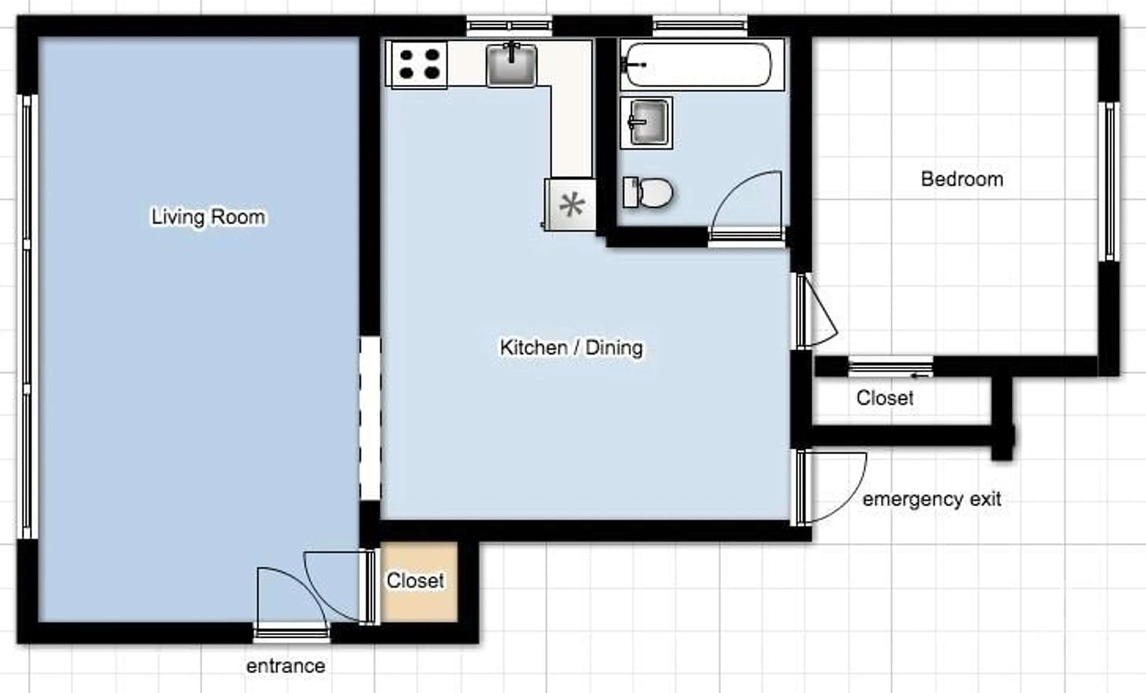 Floor plan for 382 BRANT St, Ottawa Ontario K1L 6V6