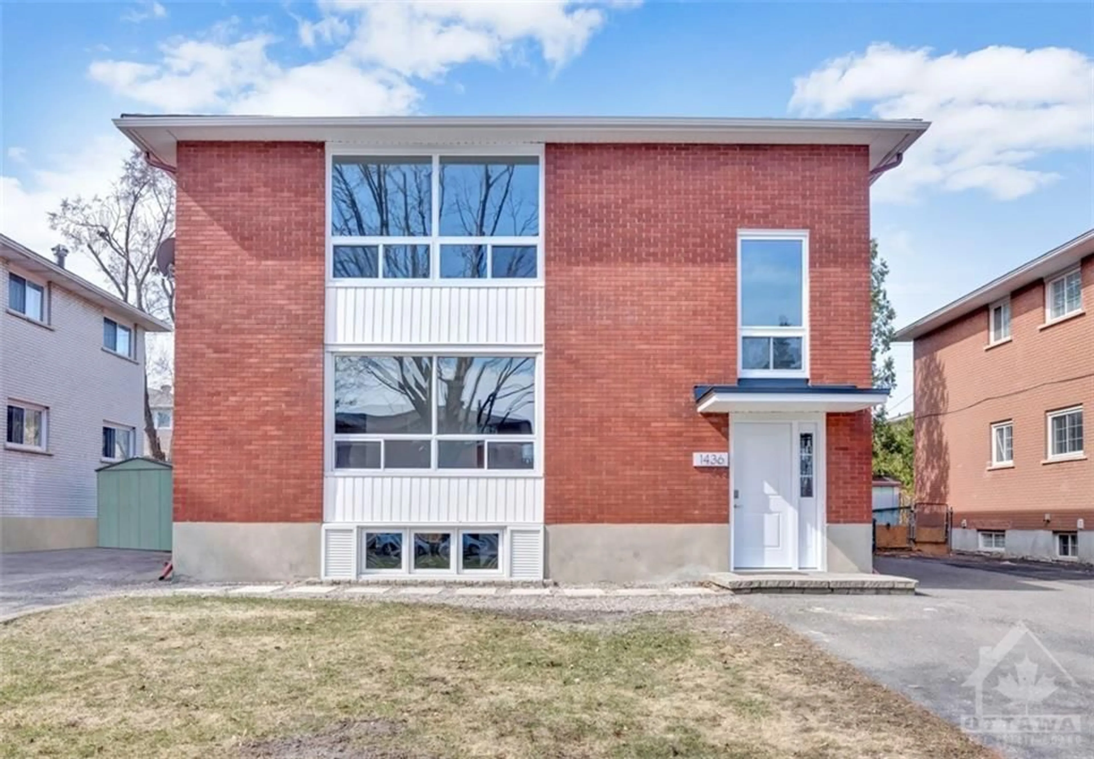 Home with brick exterior material for 1436 BELLAMY St, Ottawa Ontario K2C 1S3