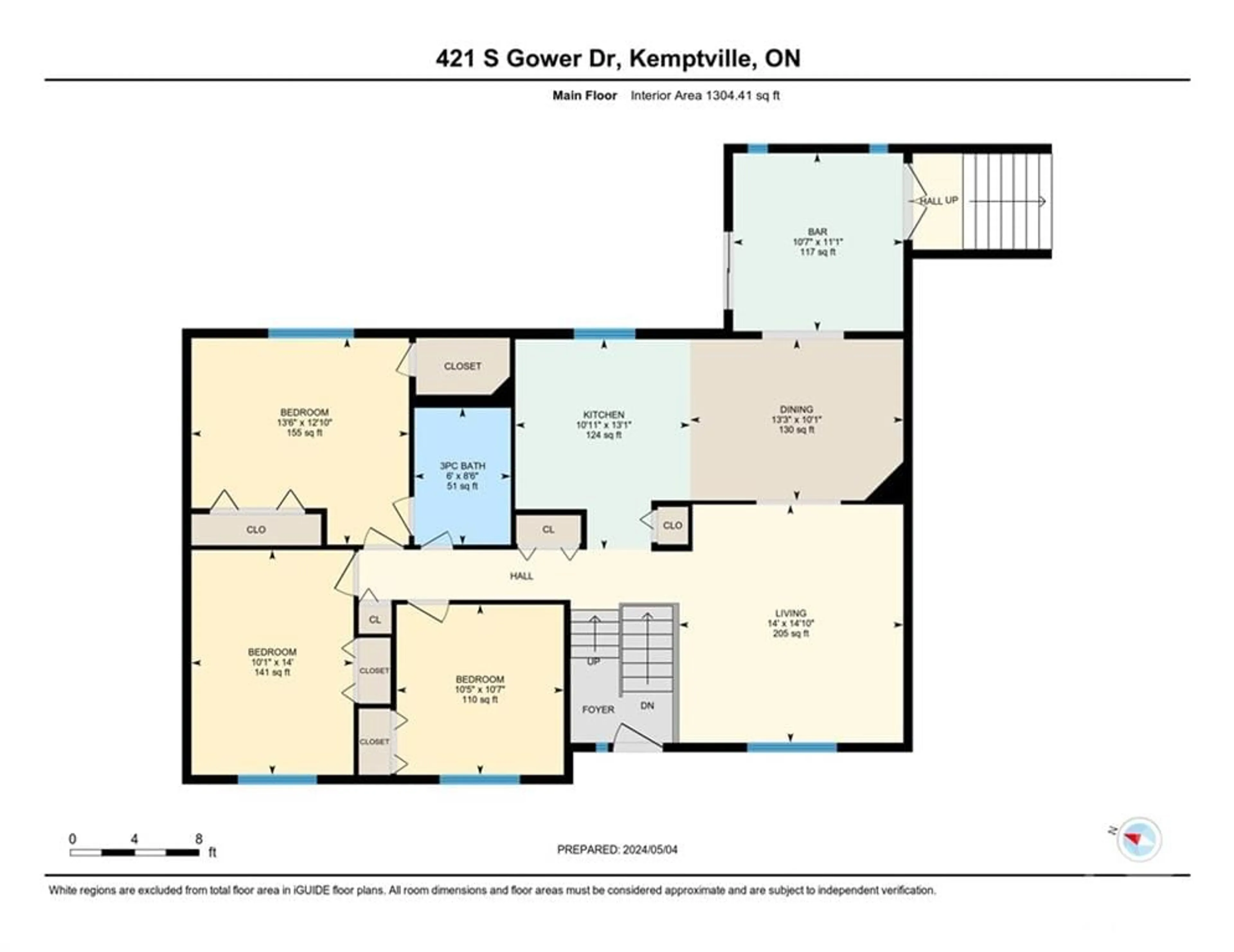 Floor plan for 421 SOUTH GOWER Dr, Kemptville Ontario K0G 1J0