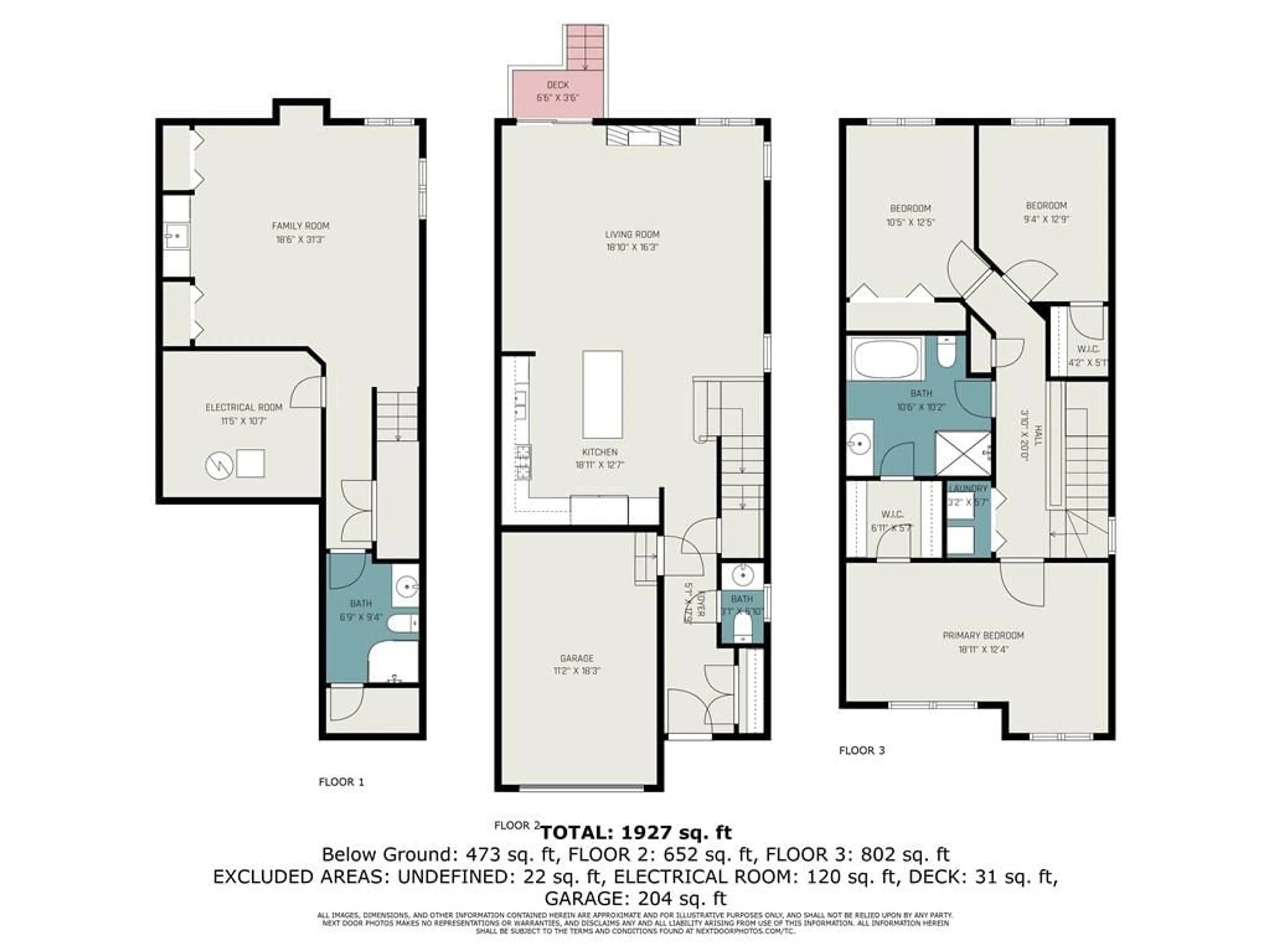 Floor plan for 283 KING St, Carleton Place Ontario K7C 2J5