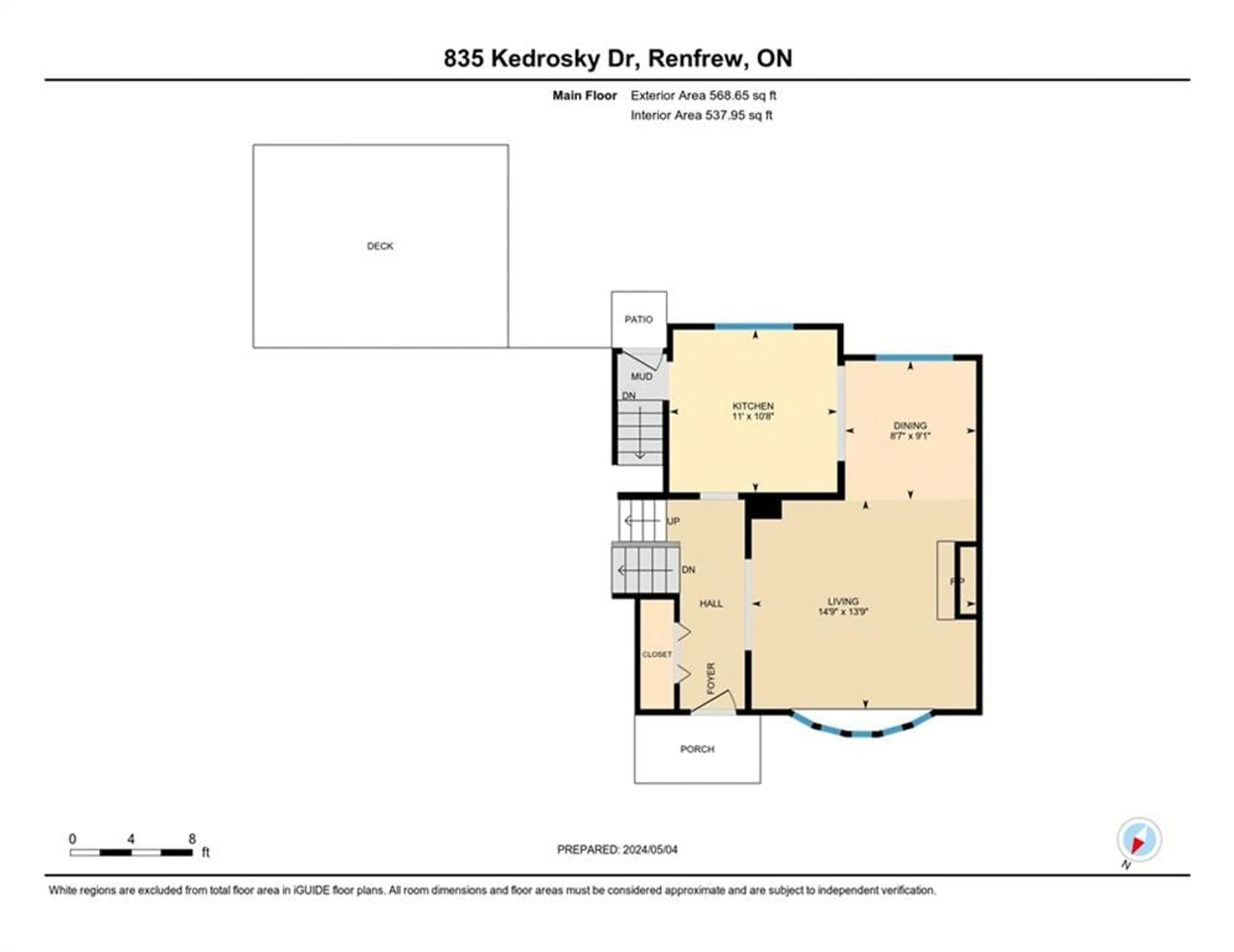 Floor plan for 835 KEDROSKY Dr, Renfrew Ontario K7V 4C8