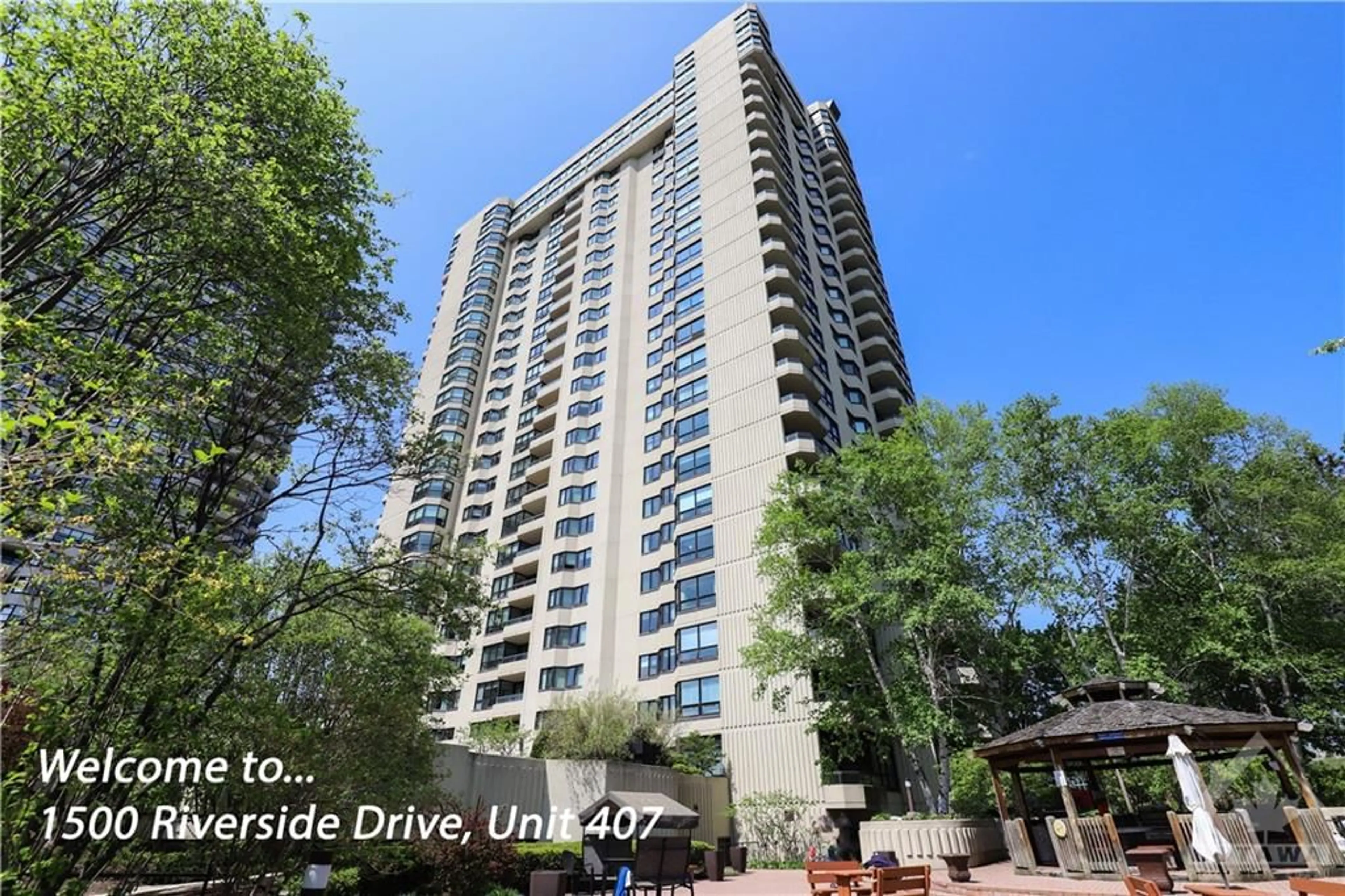 A pic from exterior of the house or condo for 1500 RIVERSIDE Dr #407, Ottawa Ontario K1G 4J4