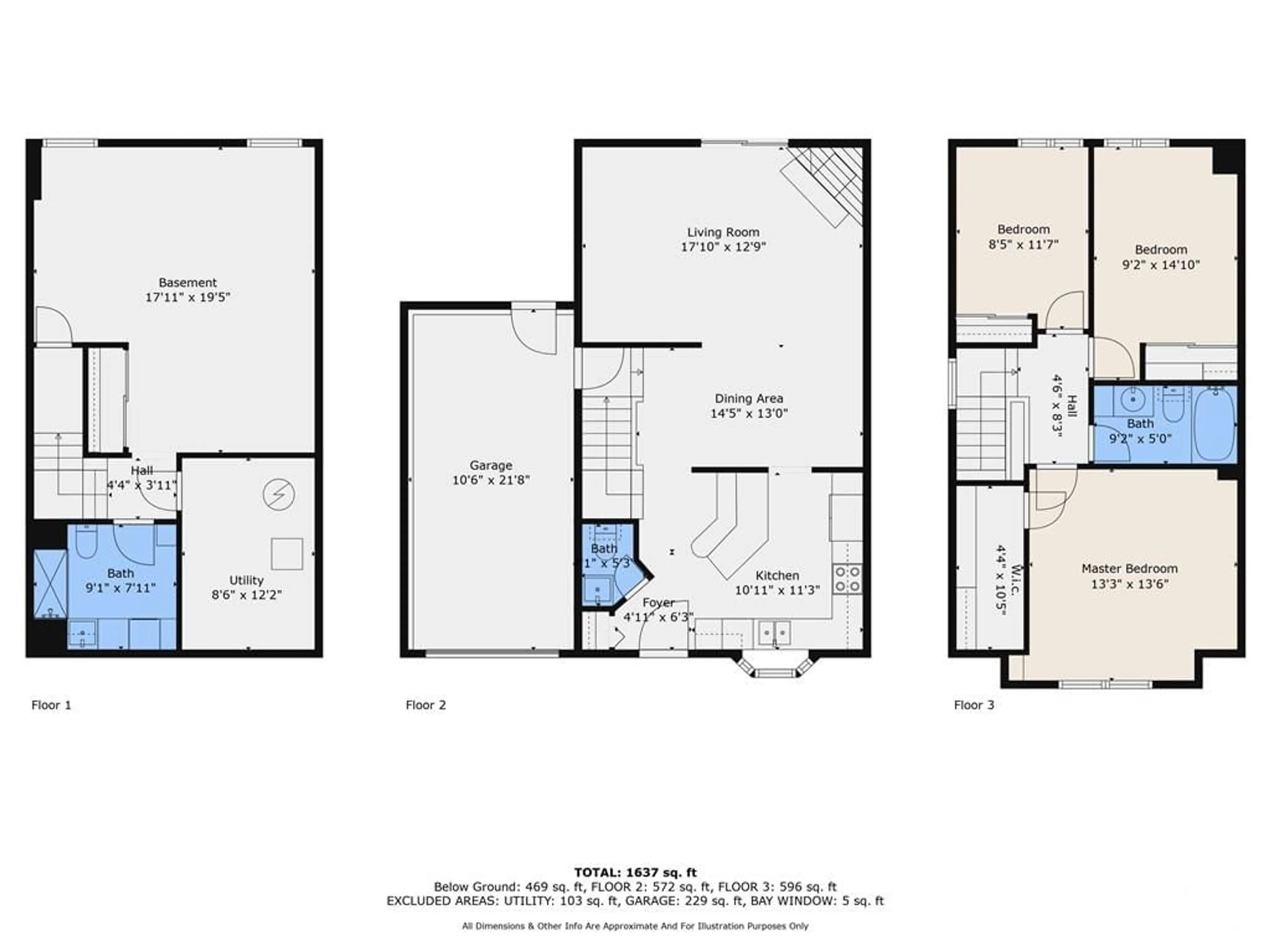 Floor plan for 1122 AVIGNON Crt, Orleans Ontario K1C 2T8