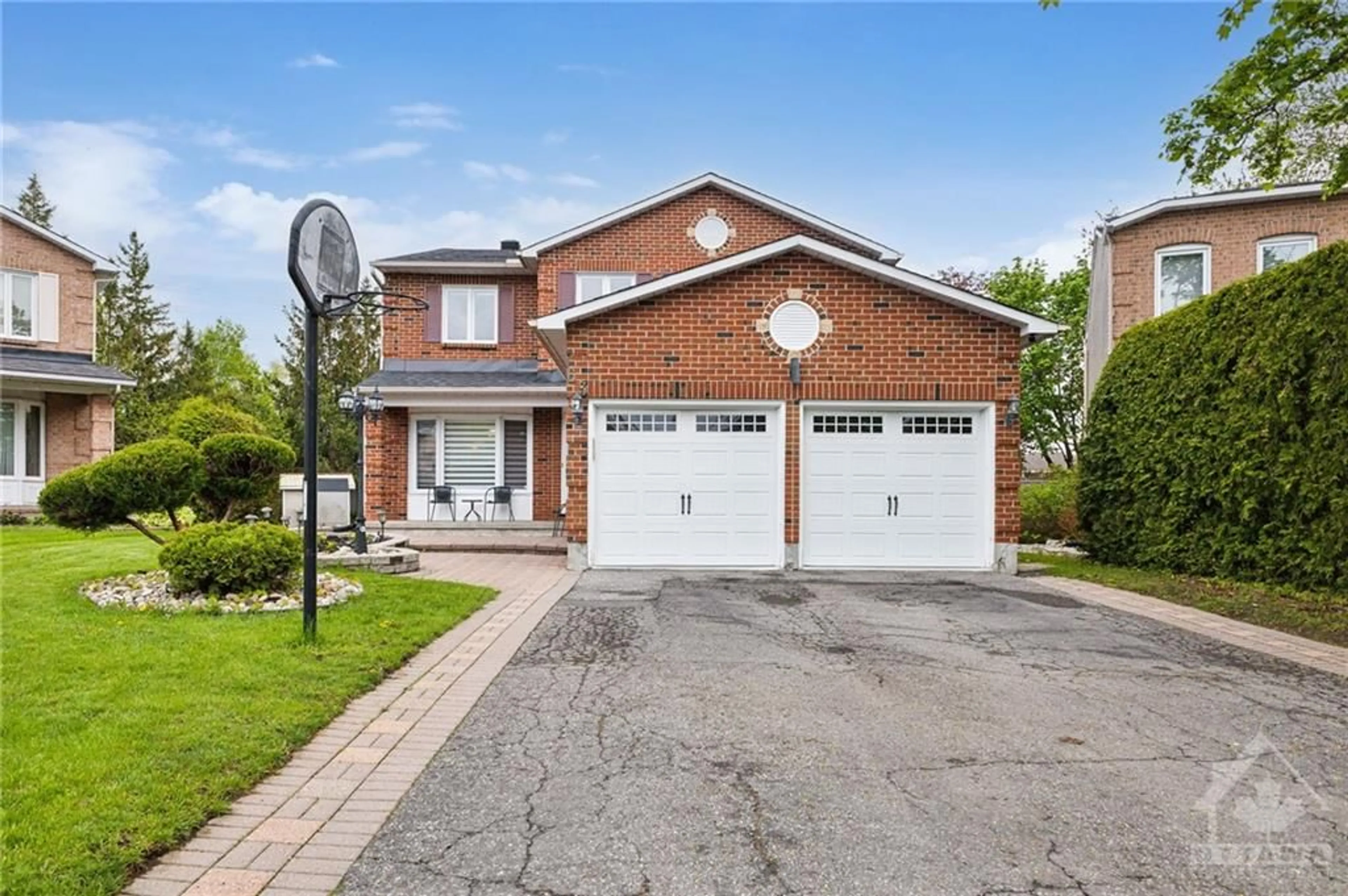Home with brick exterior material for 63 DOSSETTER Way, Ottawa Ontario K1G 4S8