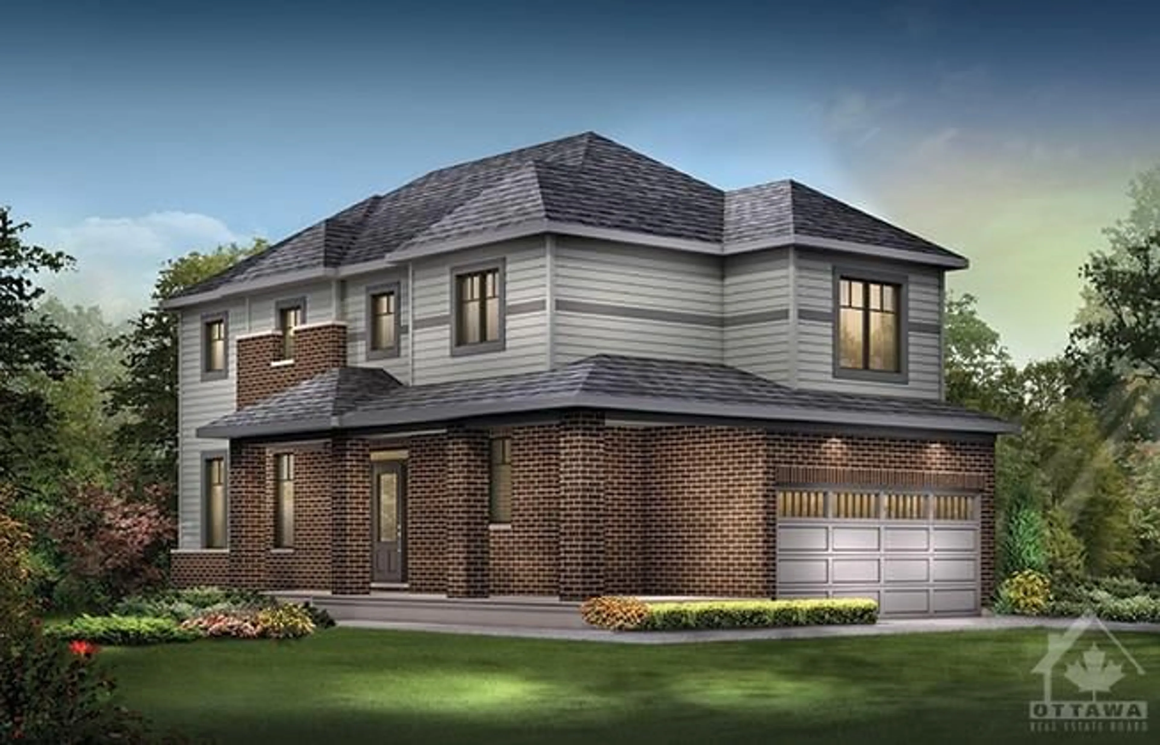 Home with brick exterior material for 318 ELSIE MACGILL Walk, Kanata Ontario K2W 0K7