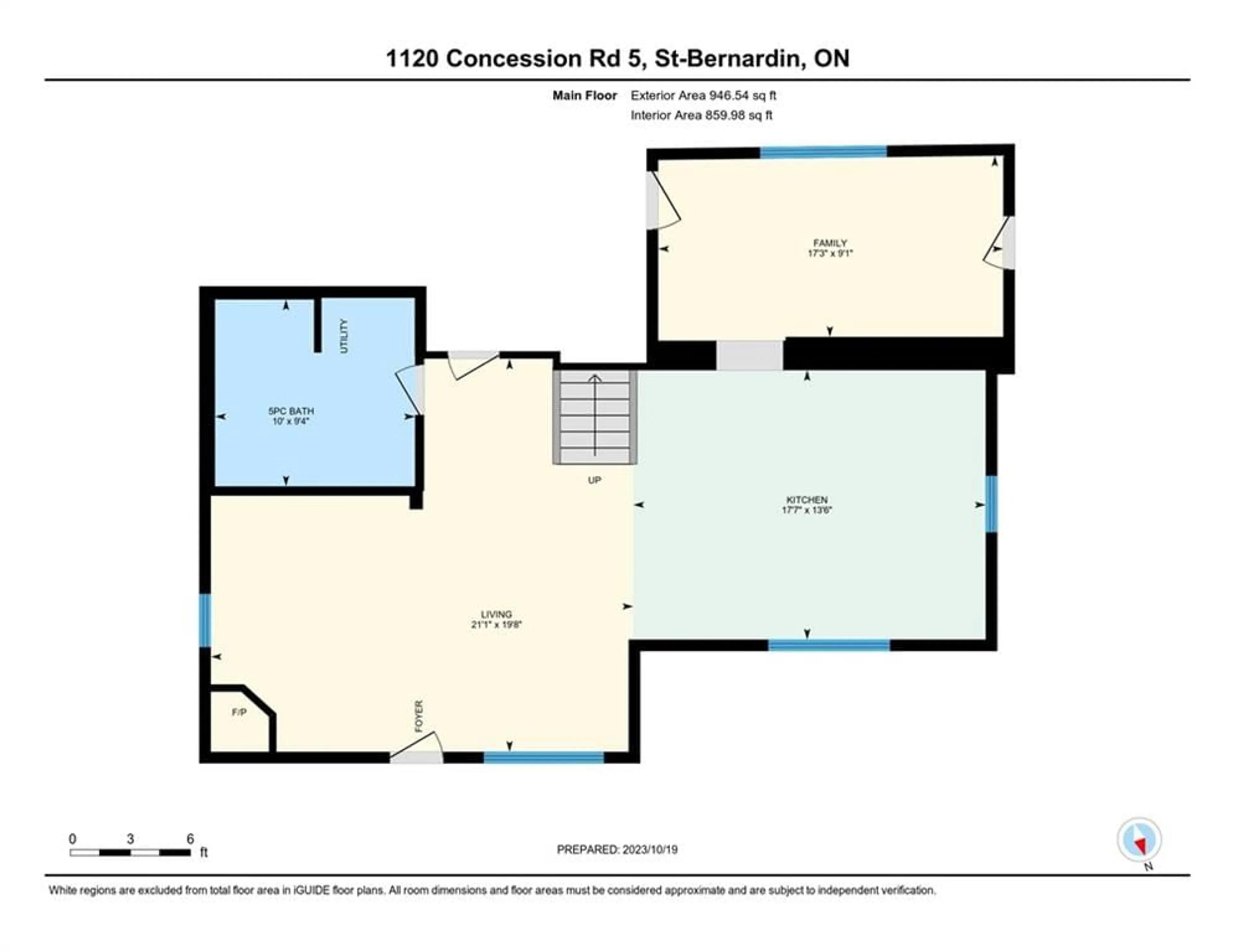 Floor plan for 1120 CONCESSION 5 Rd, Vankleek Hill Ontario K0B 1R0