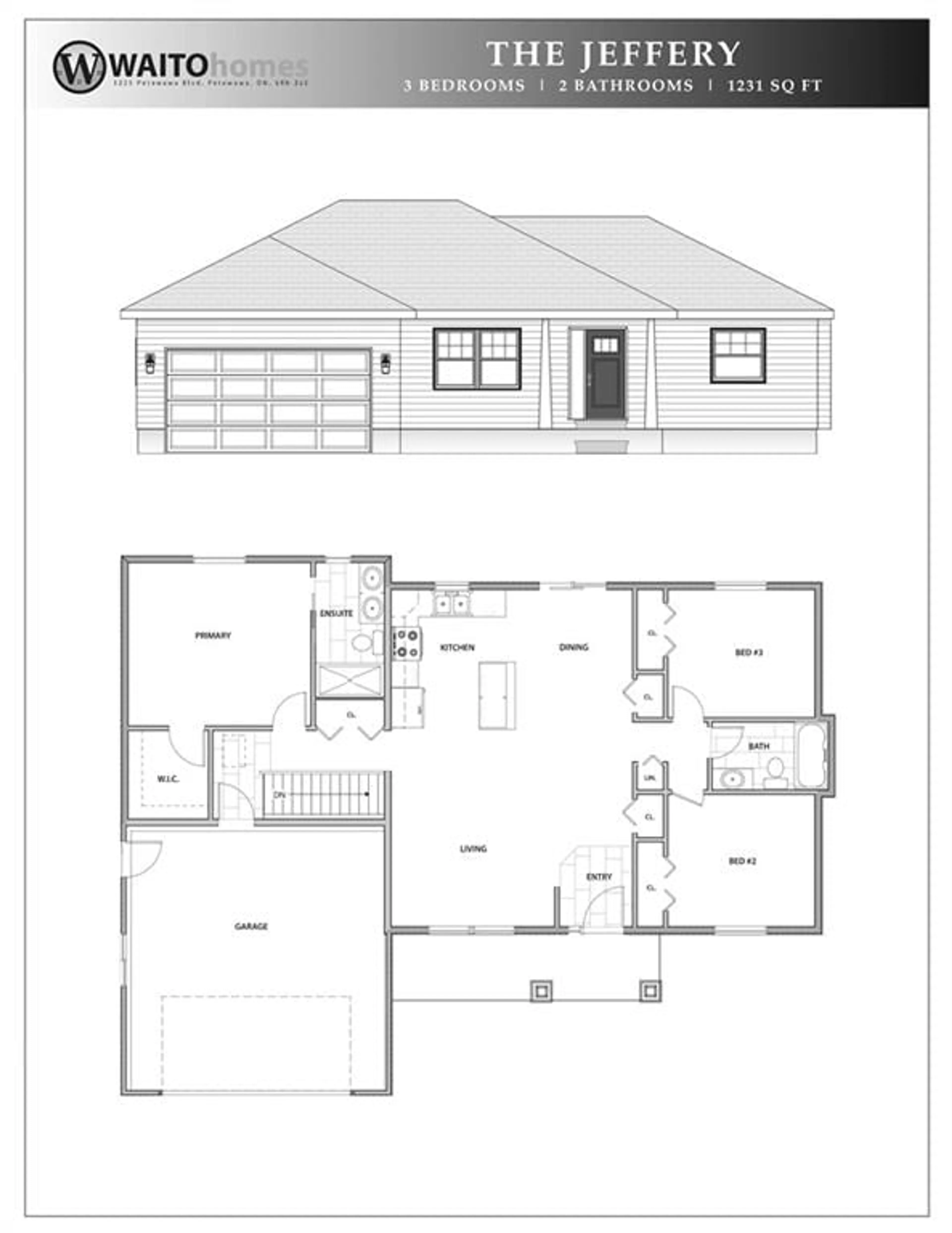 Floor plan for 20 DURANT St, Petawawa Ontario K8H 0H3