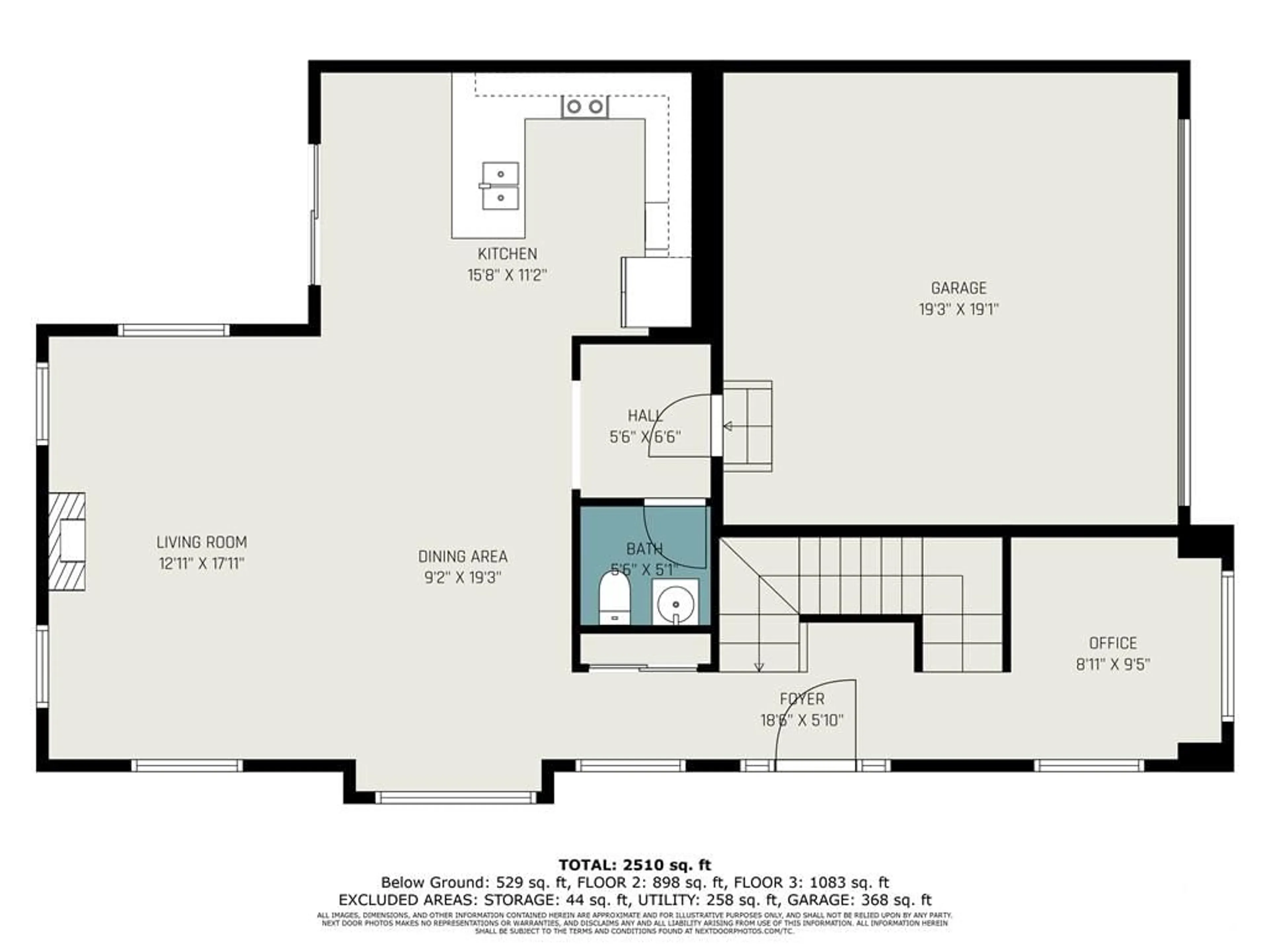 Floor plan for 909 LESAGE Way, Orleans Ontario K1W 1H2