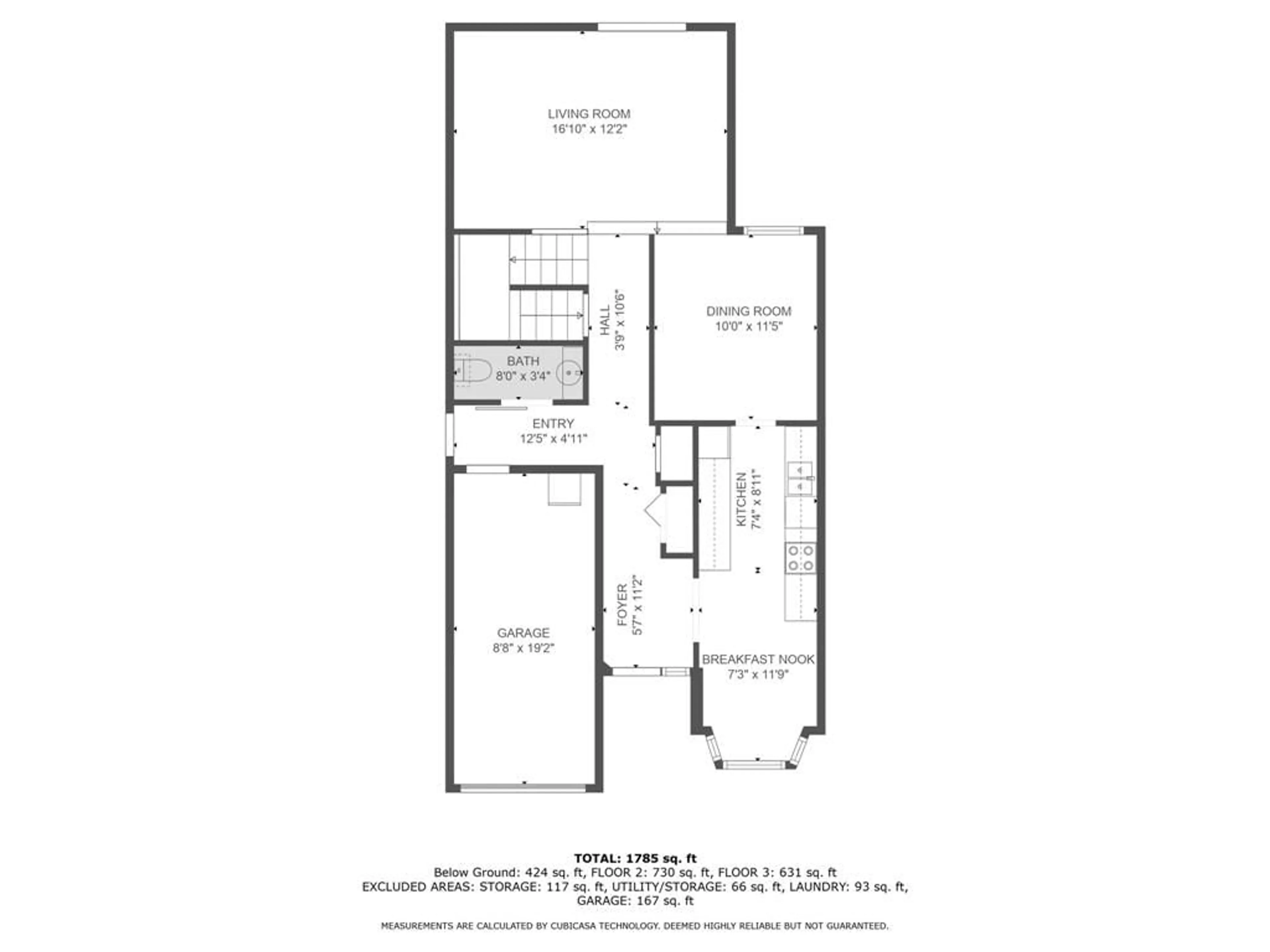 Floor plan for 669 CHAMPLAIN Dr, Cornwall Ontario K6H 6P4