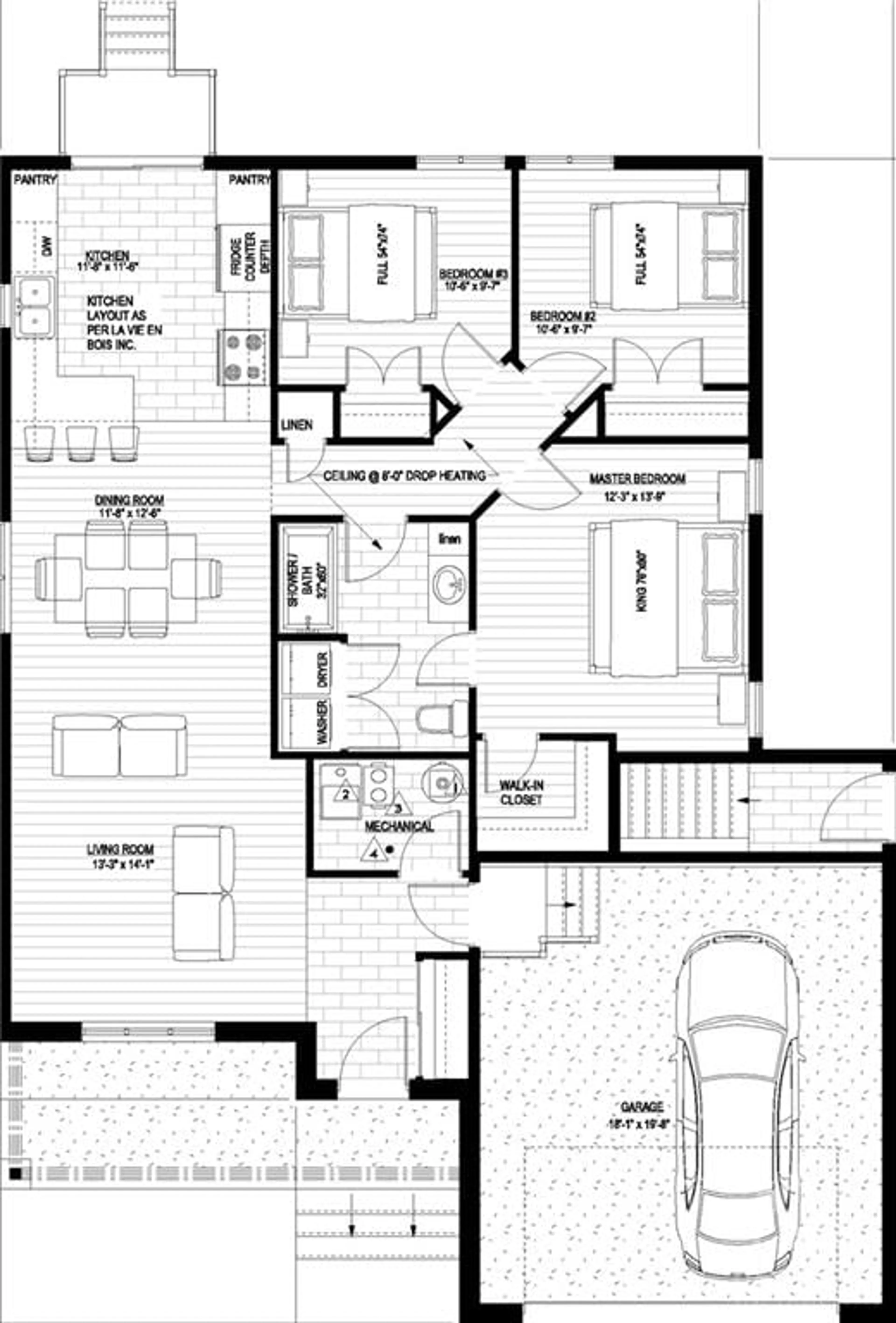 Floor plan for 263 BOURDEAU St, Limoges Ontario K0A 2M0