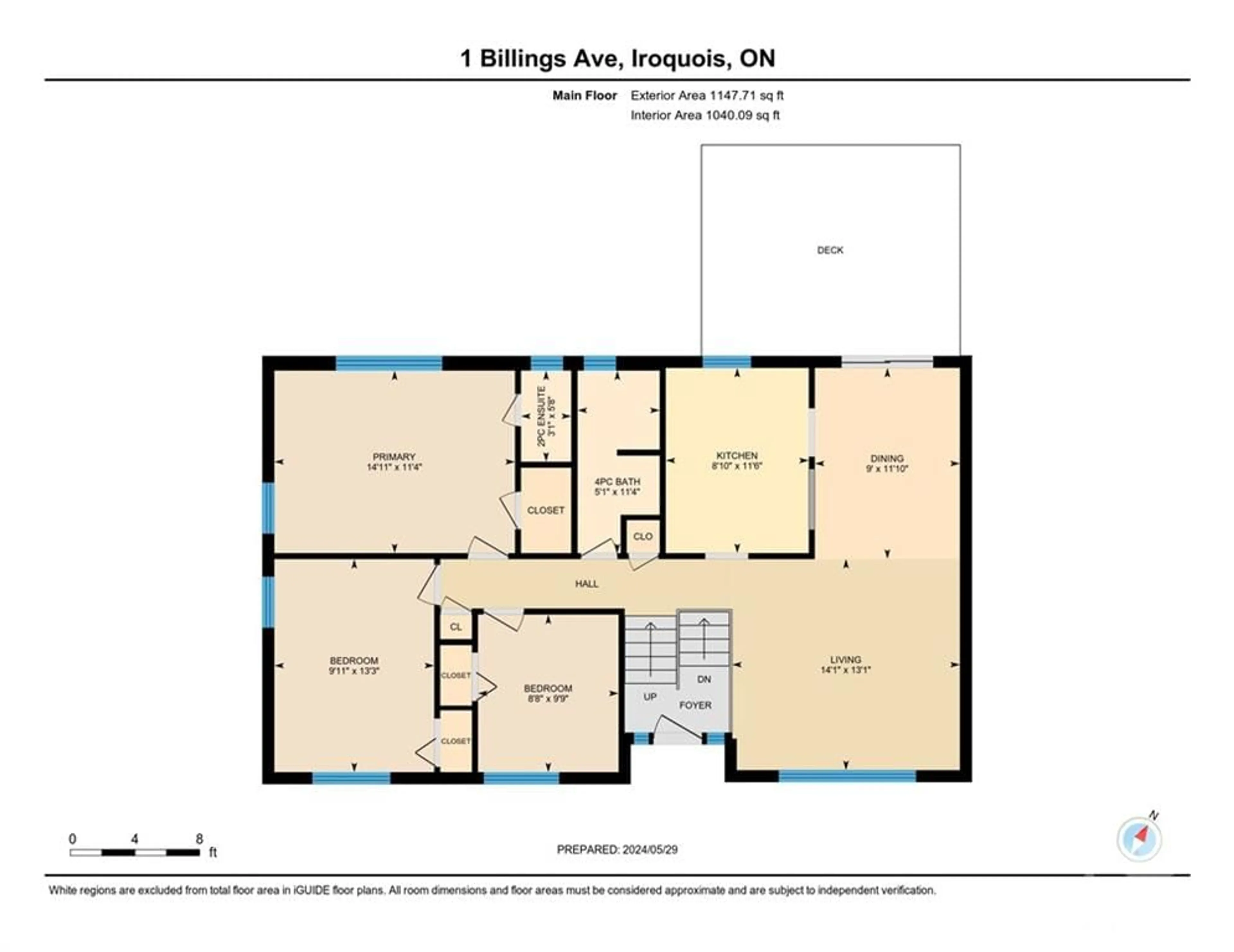 Floor plan for 1 BILLINGS Ave, Iroquois Ontario K0E 1K0