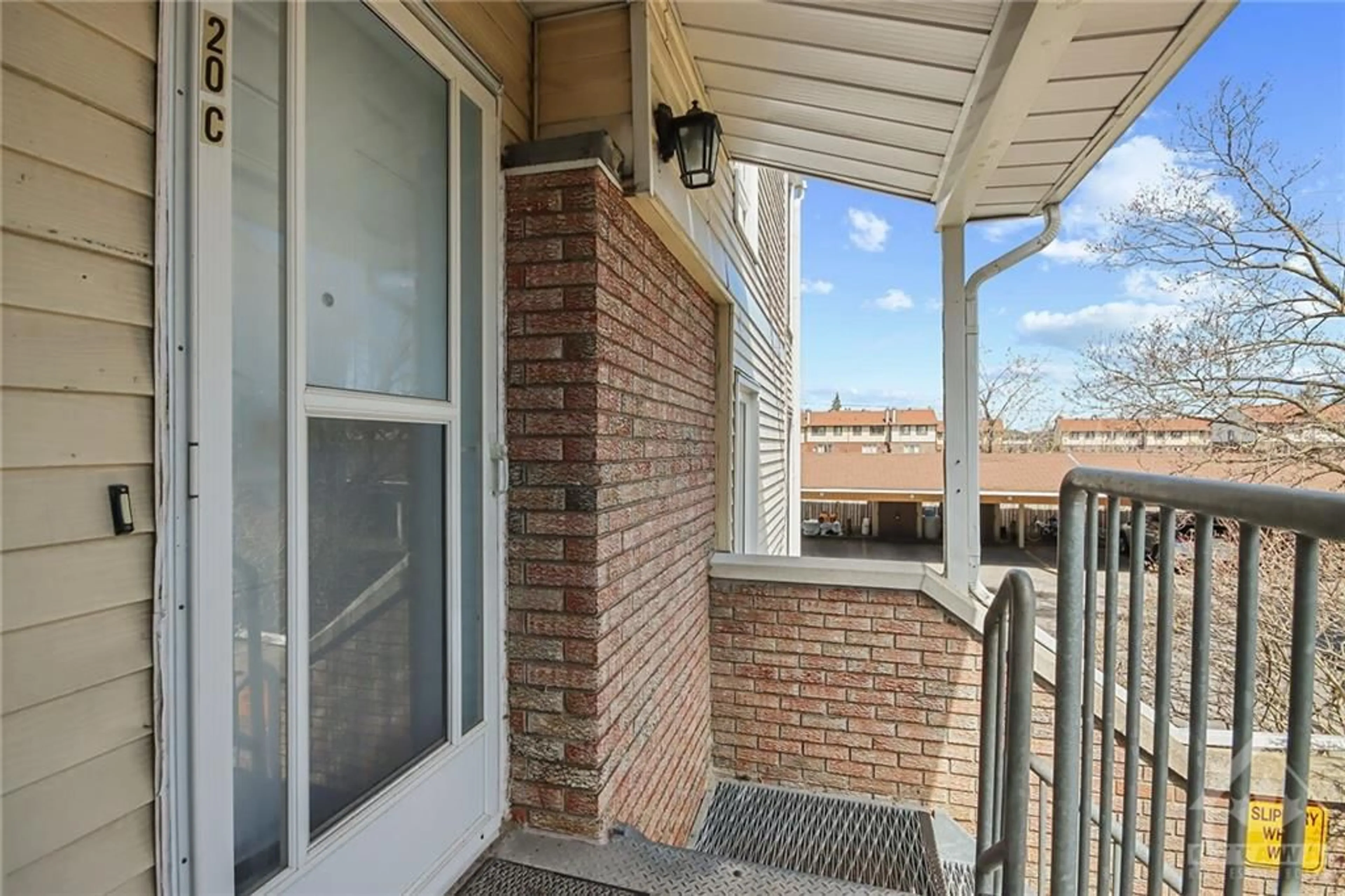 Balcony in the apartment for 20 SHEHYN Lane #C, Ottawa Ontario K2G 4Y5