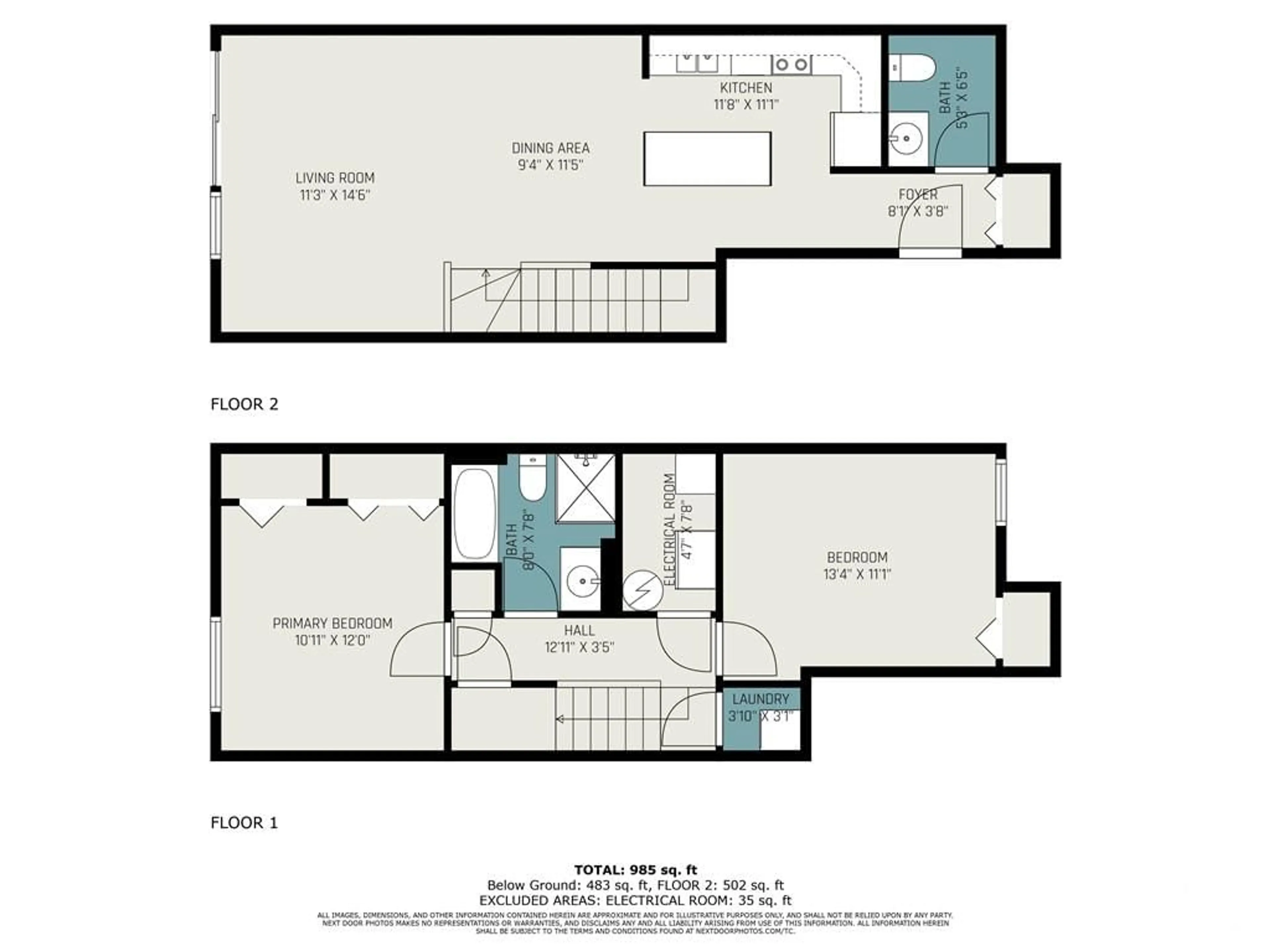 Floor plan for 111 KELTIE Pvt, Ottawa Ontario K2J 0A1