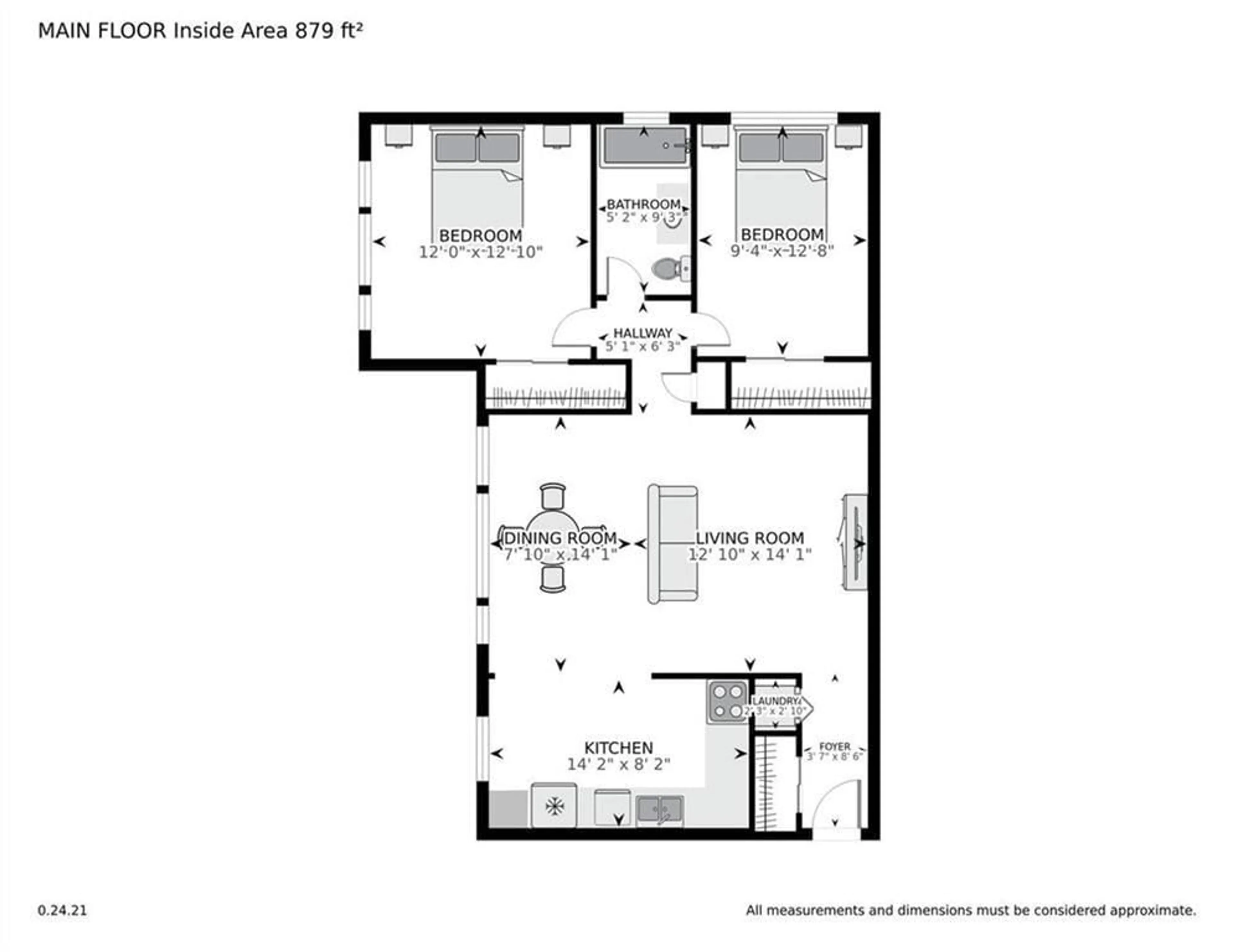 Floor plan for 167 PEARL St #10, Brockville Ontario K6V 1R5