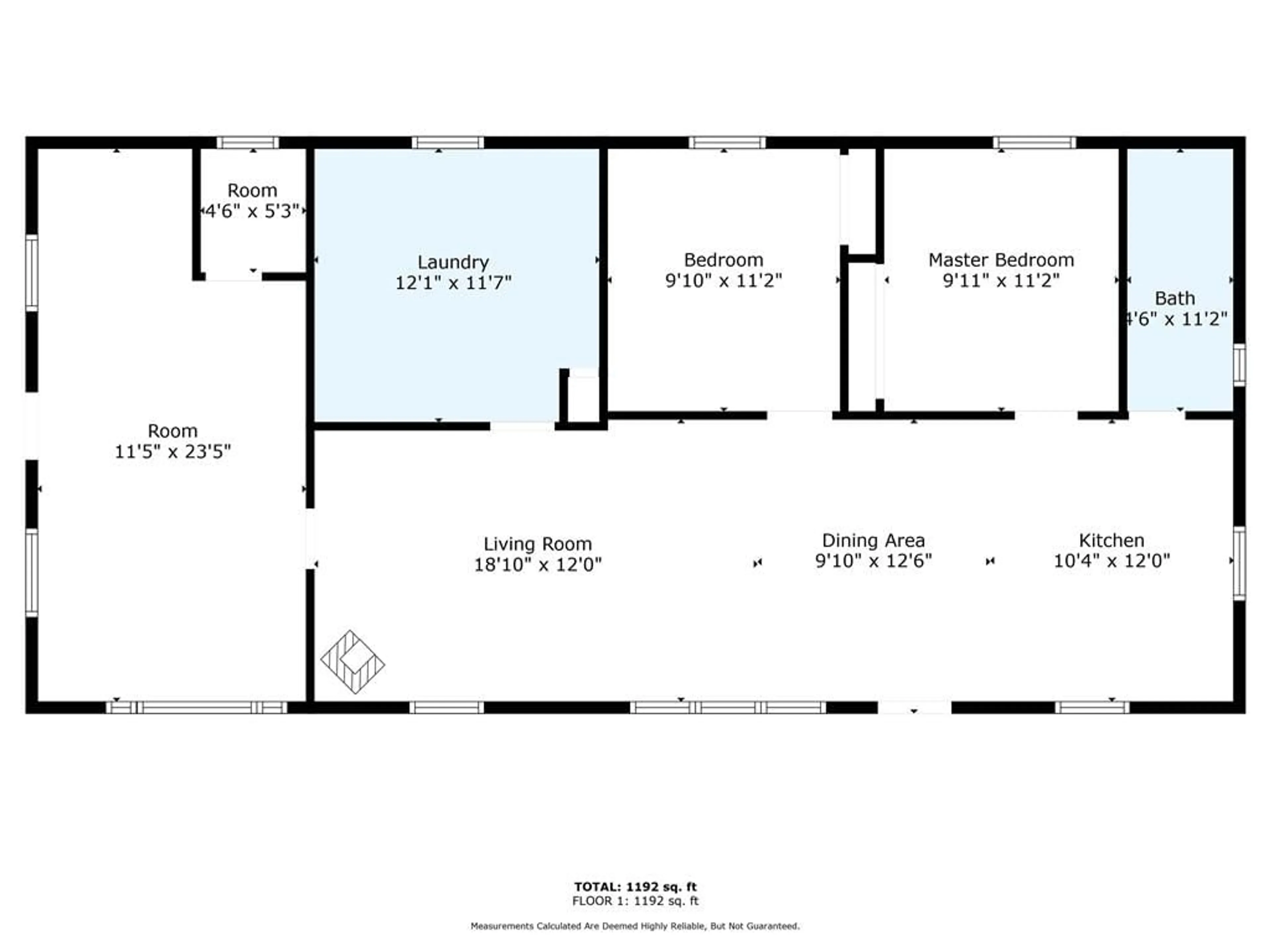 Floor plan for 6275 153RD Ave, Bainsville Ontario K0C 1E0