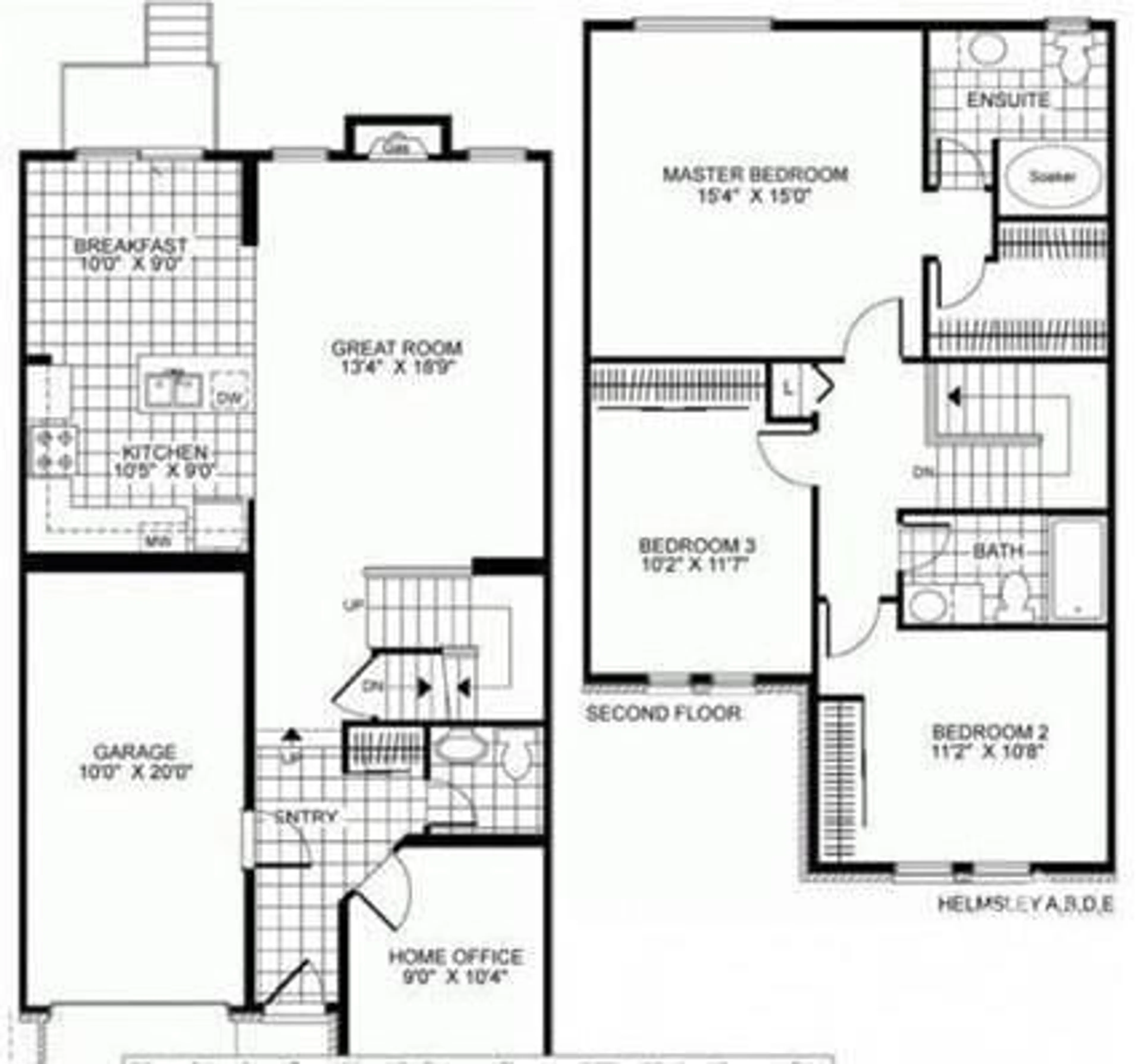 Floor plan for 434 TEMISKAMING Cres, Ottawa Ontario K2J 0V5