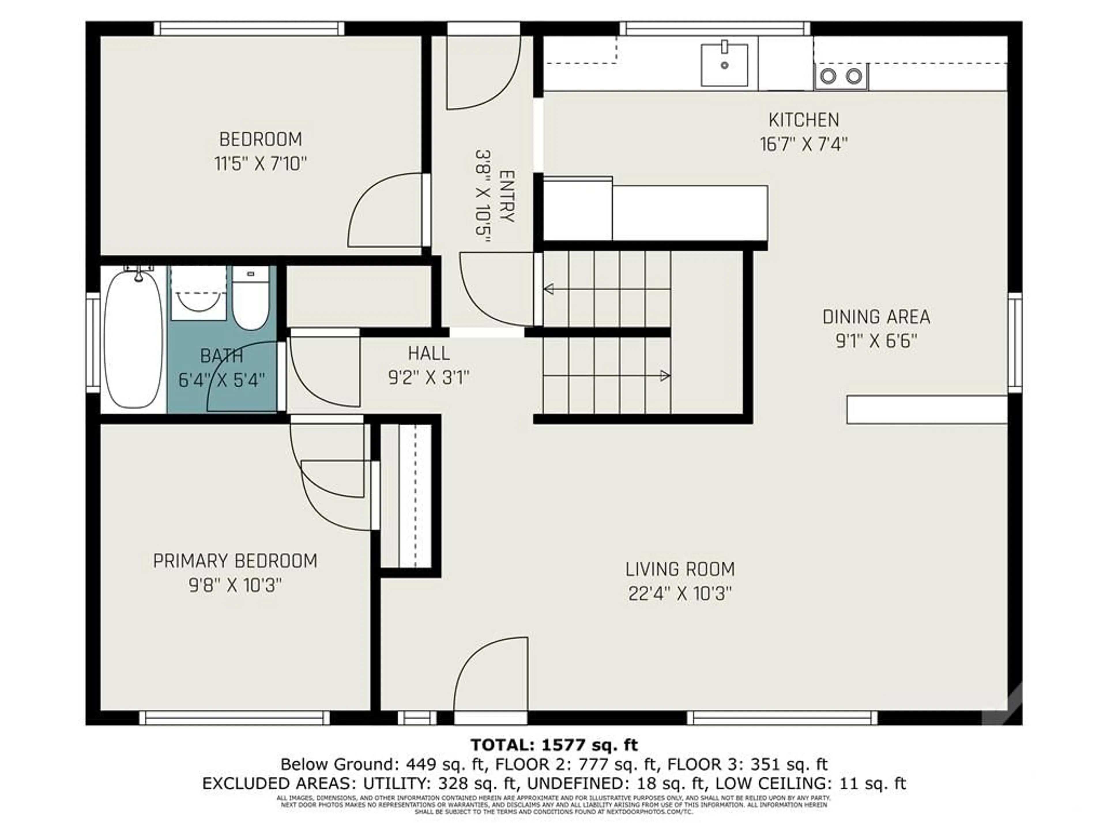 Floor plan for 1384 RIDGEDALE St, Ottawa Ontario K1T 1C5