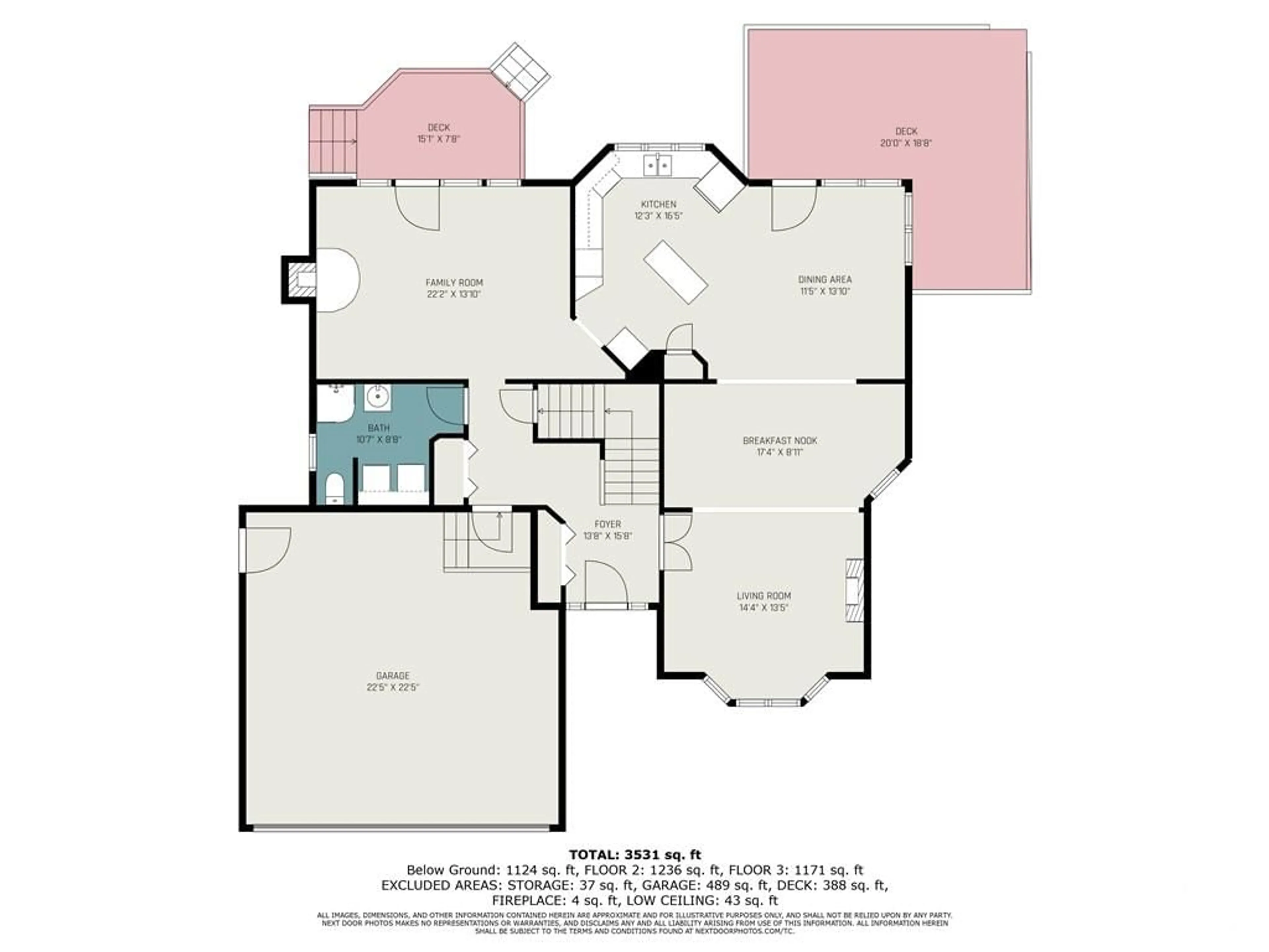 Floor plan for 882 DU CASTOR Rd, St Albert Ontario K0A 3C0