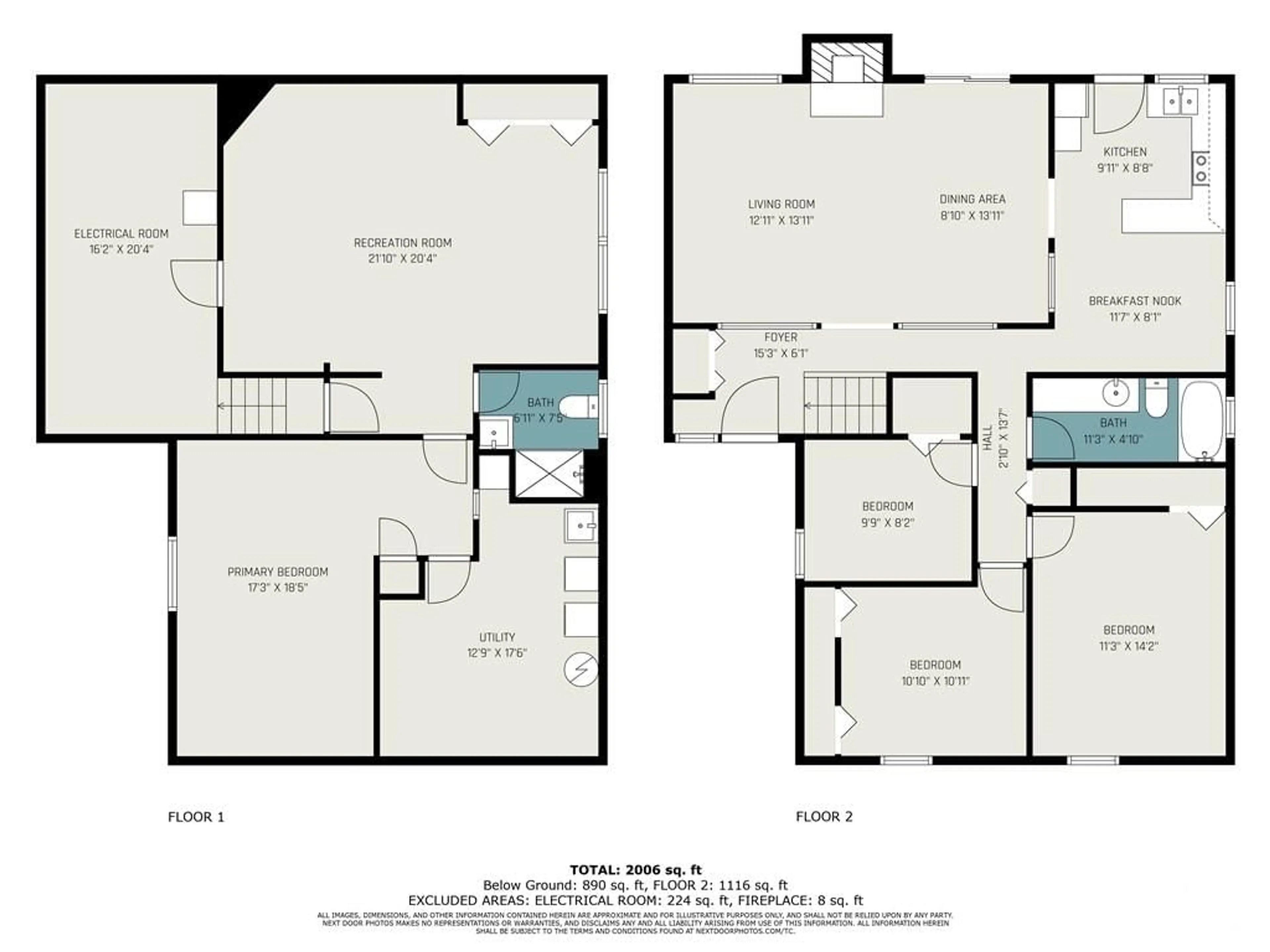 Floor plan for 6 WESTDALE Ave, Ottawa Ontario K2H 5J3