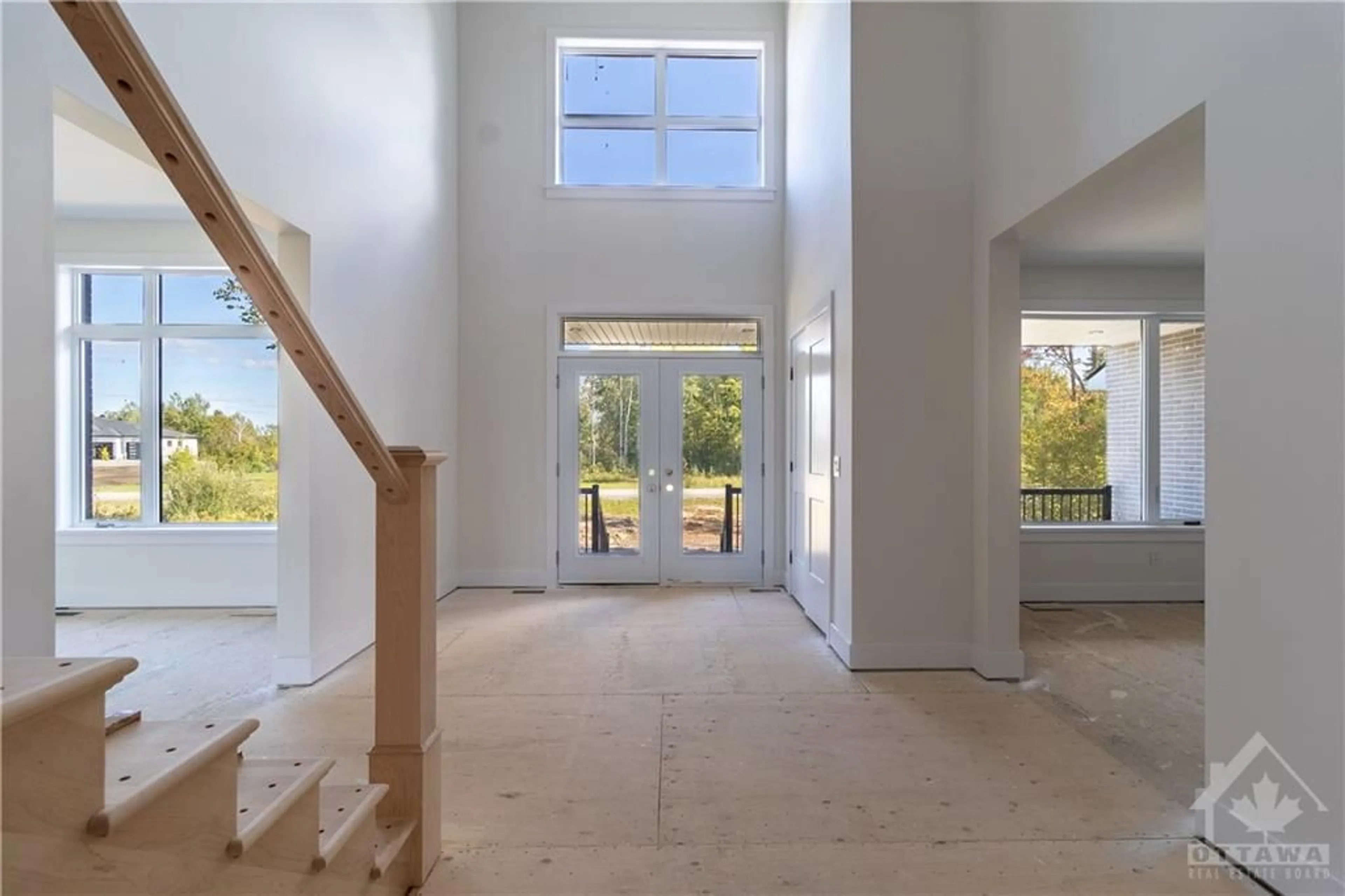 Indoor foyer, wood floors for 53 SYNERGY Way, Ottawa Ontario K2W 0K3