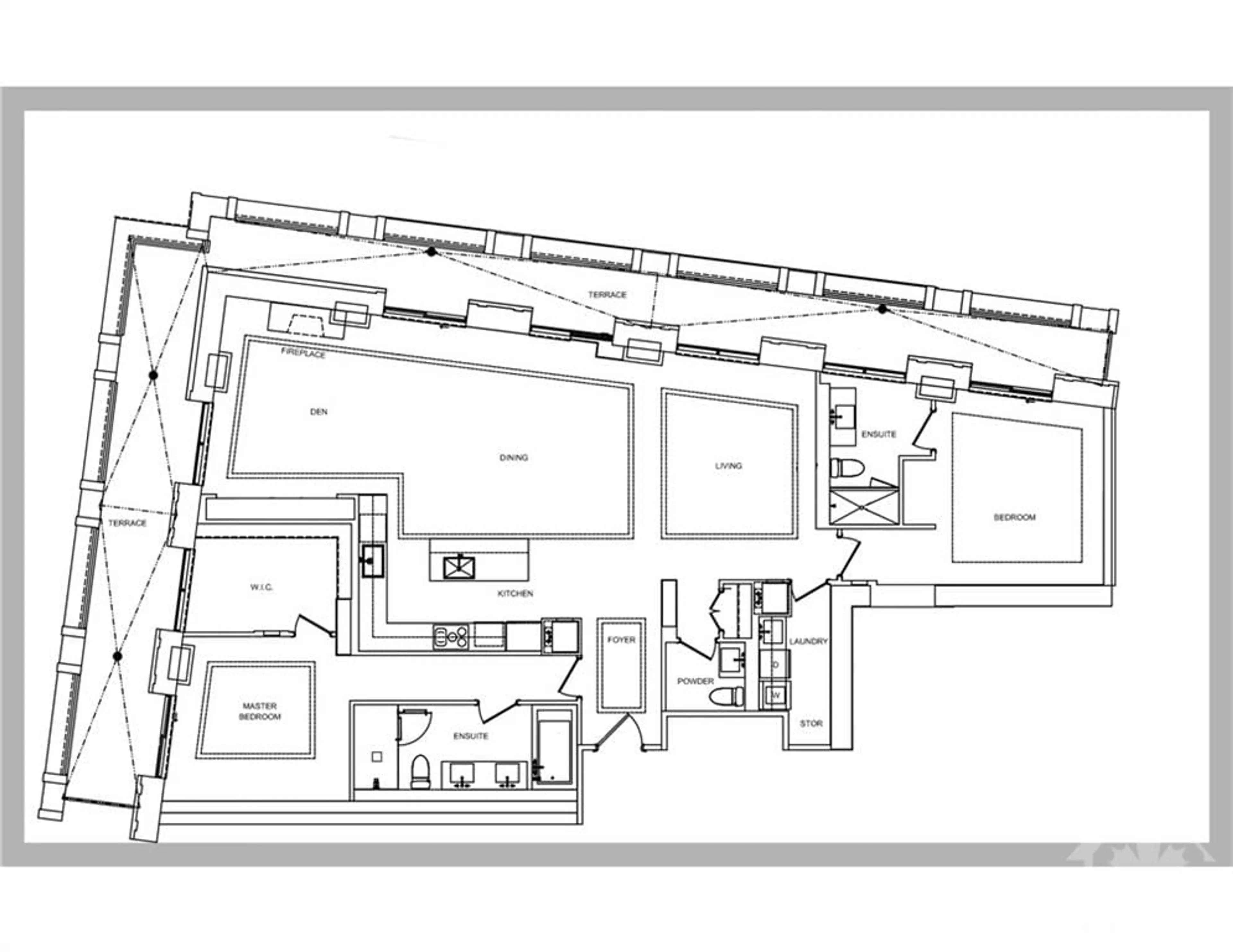 Floor plan for 1451 WELLINGTON St #1004, Ottawa Ontario K1Y 4Y4