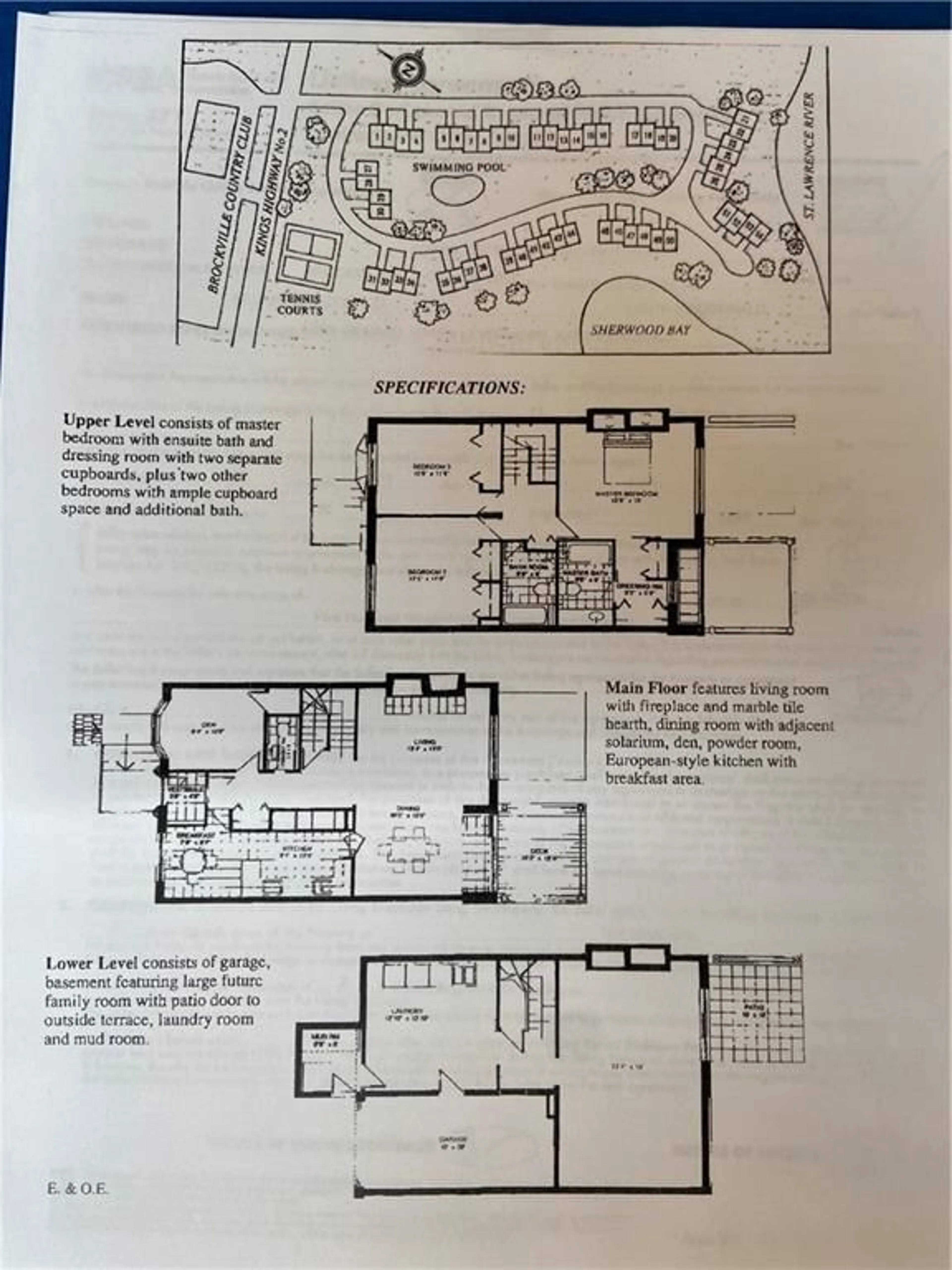 Floor plan for 11 COUNTRY CLUB Pl, Brockville Ontario K6V 6T7