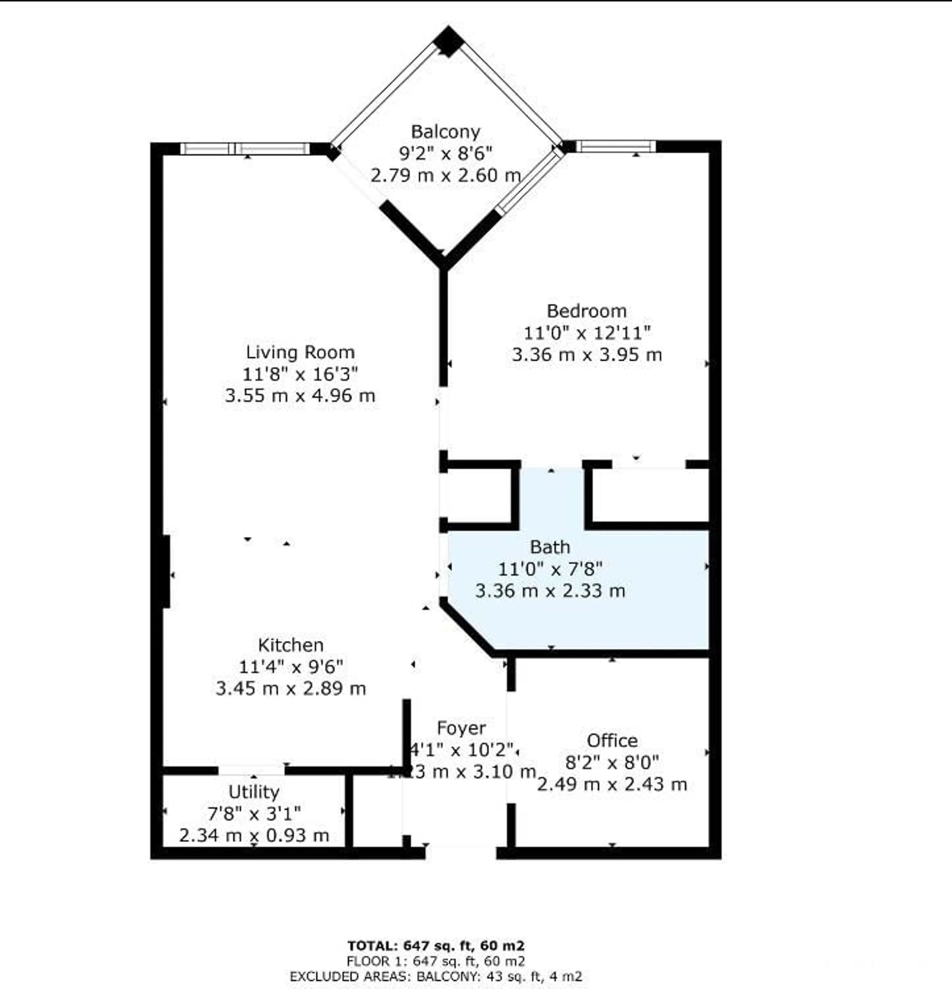 Floor plan for 240 COLEMAN St #214, Carleton Place Ontario K7C 1C5