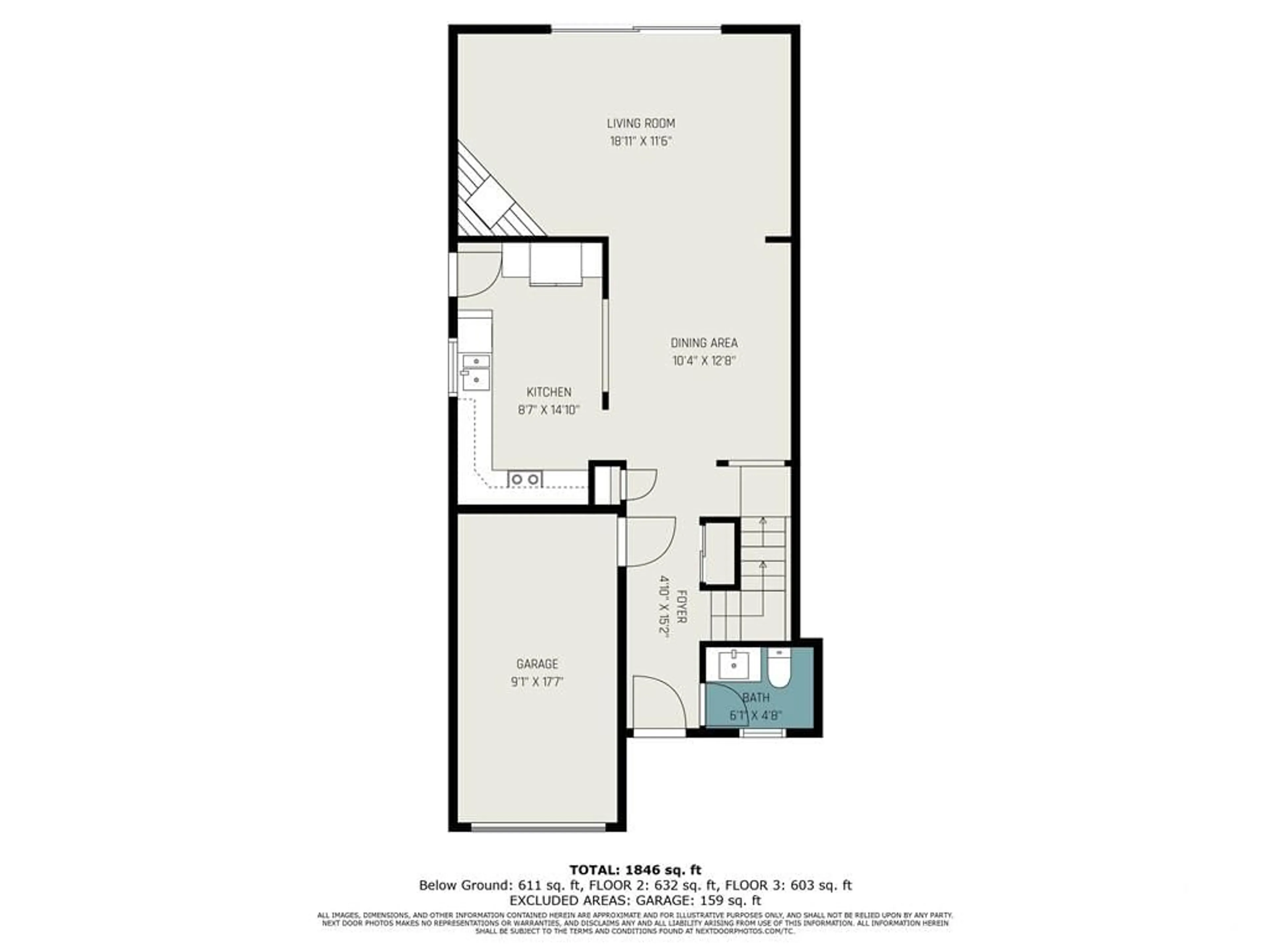 Floor plan for 59 WESSEX Rd, Ottawa Ontario K2J 1X3