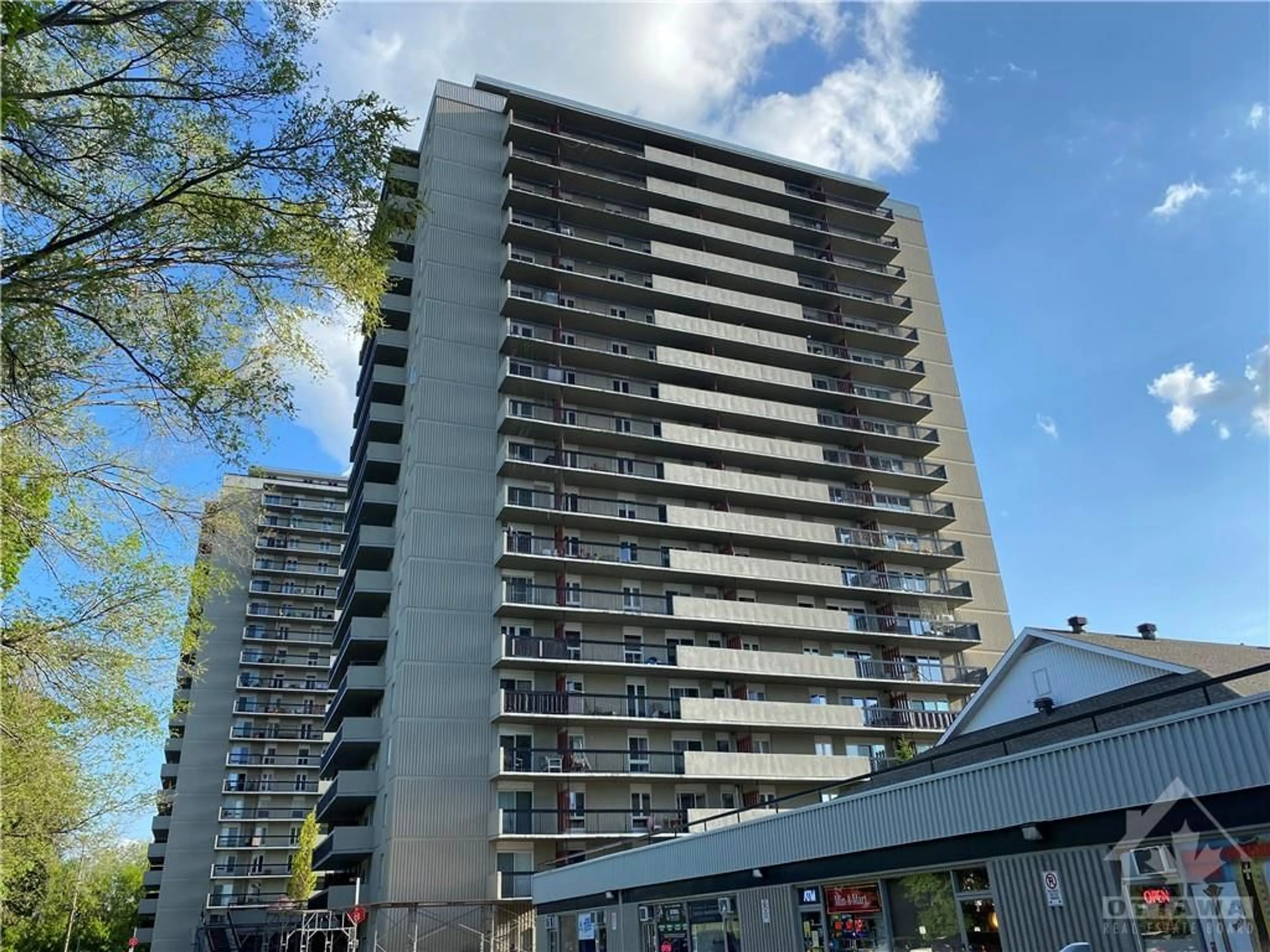 A pic from exterior of the house or condo for 158B MCARTHUR Ave #708, Ottawa Ontario K1L 8C9