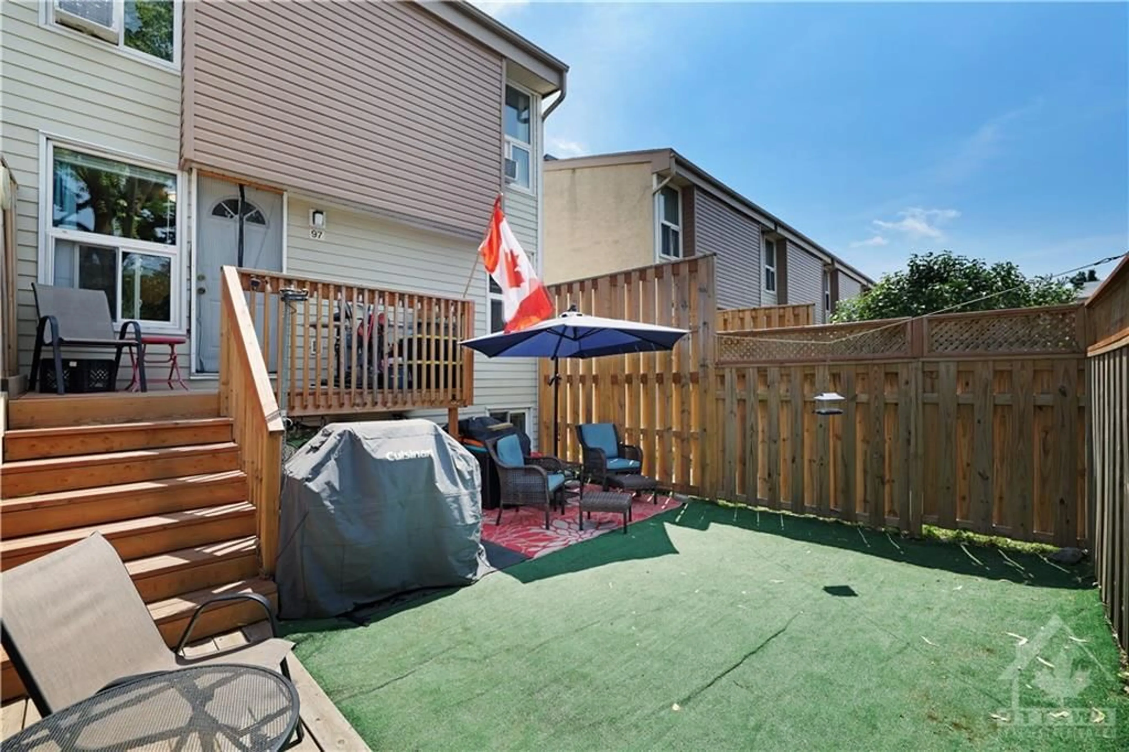 Fenced yard for 3415 UPLANDS Dr #97, Ottawa Ontario K1V 9M3