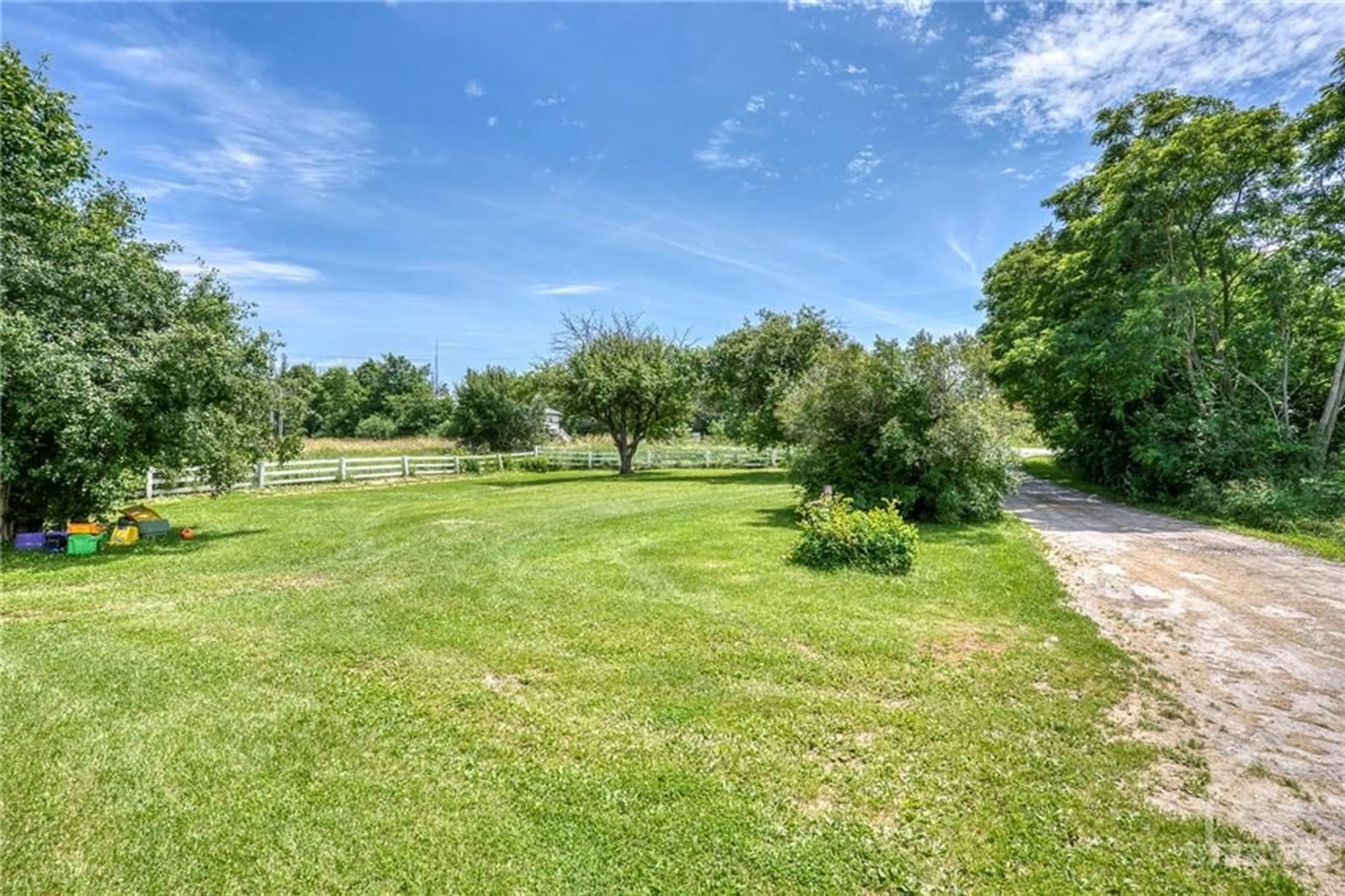 Fenced yard for 3374 DRUMMOND CONCESSION 2 Rd, Perth Ontario K7H 3C5