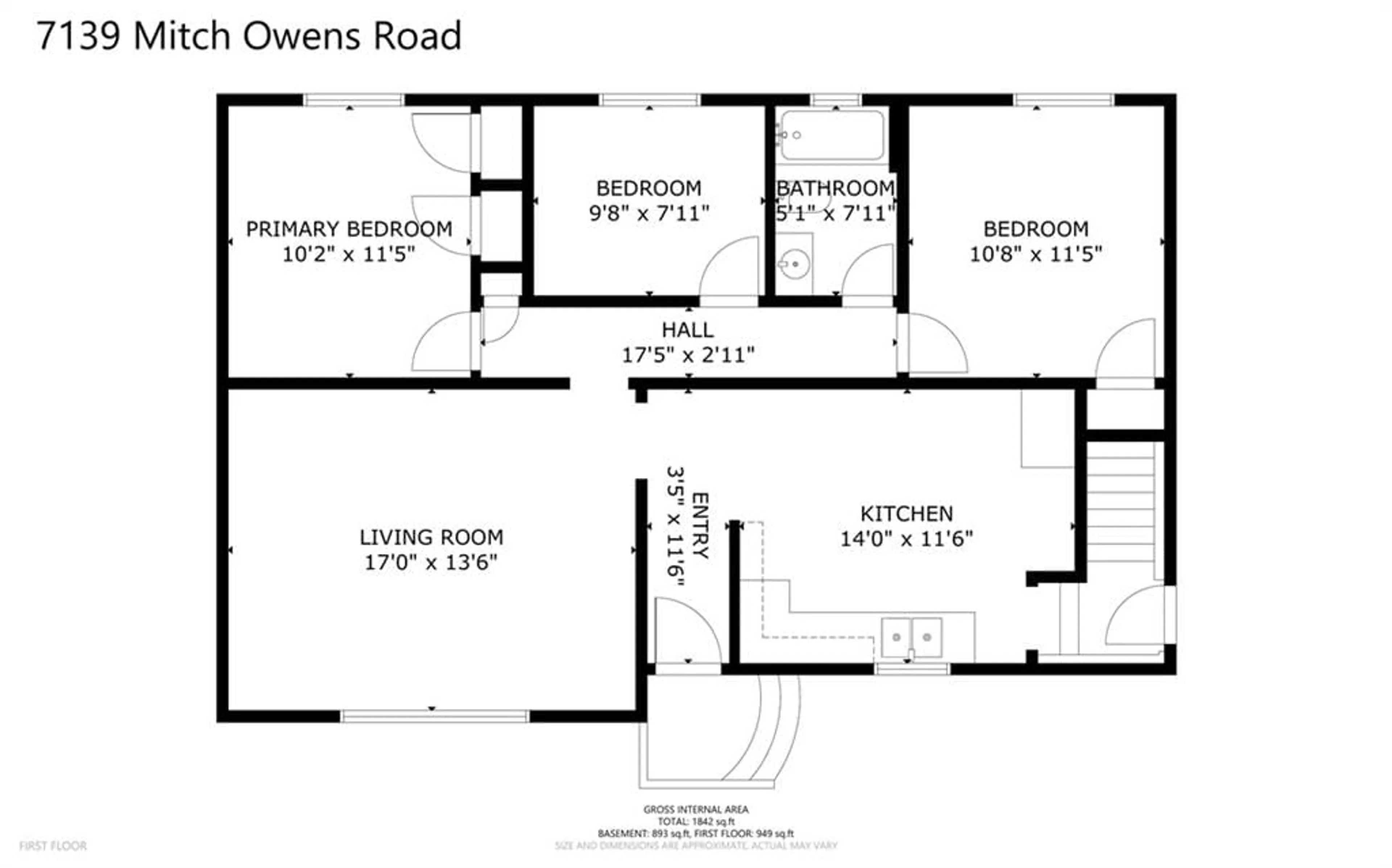 Floor plan for 7139 MITCH OWENS Rd, Ottawa Ontario K1G 3N4