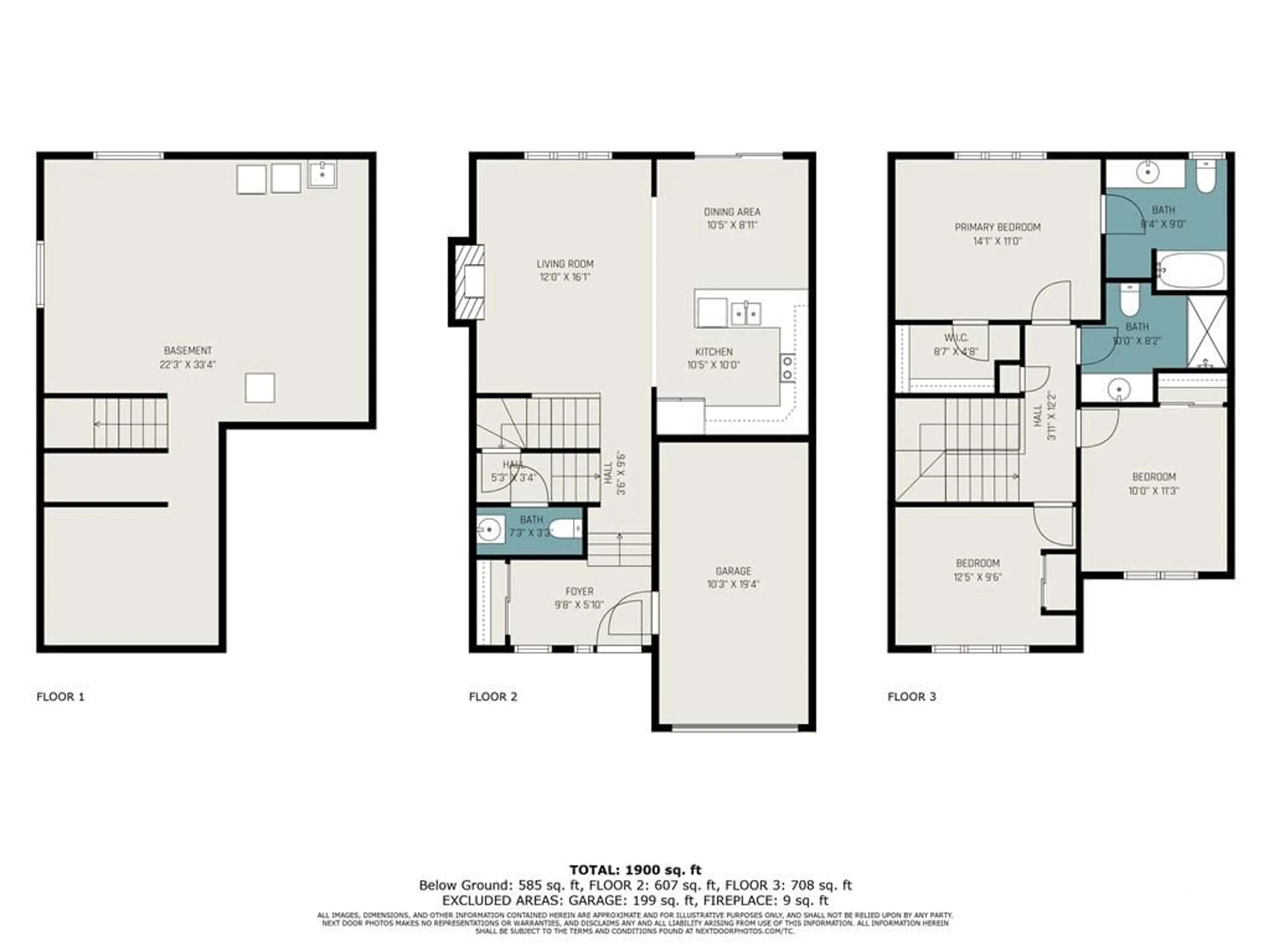 Floor plan for 1017 PARABOLICA Way, Kanata Ontario K2T 0P8