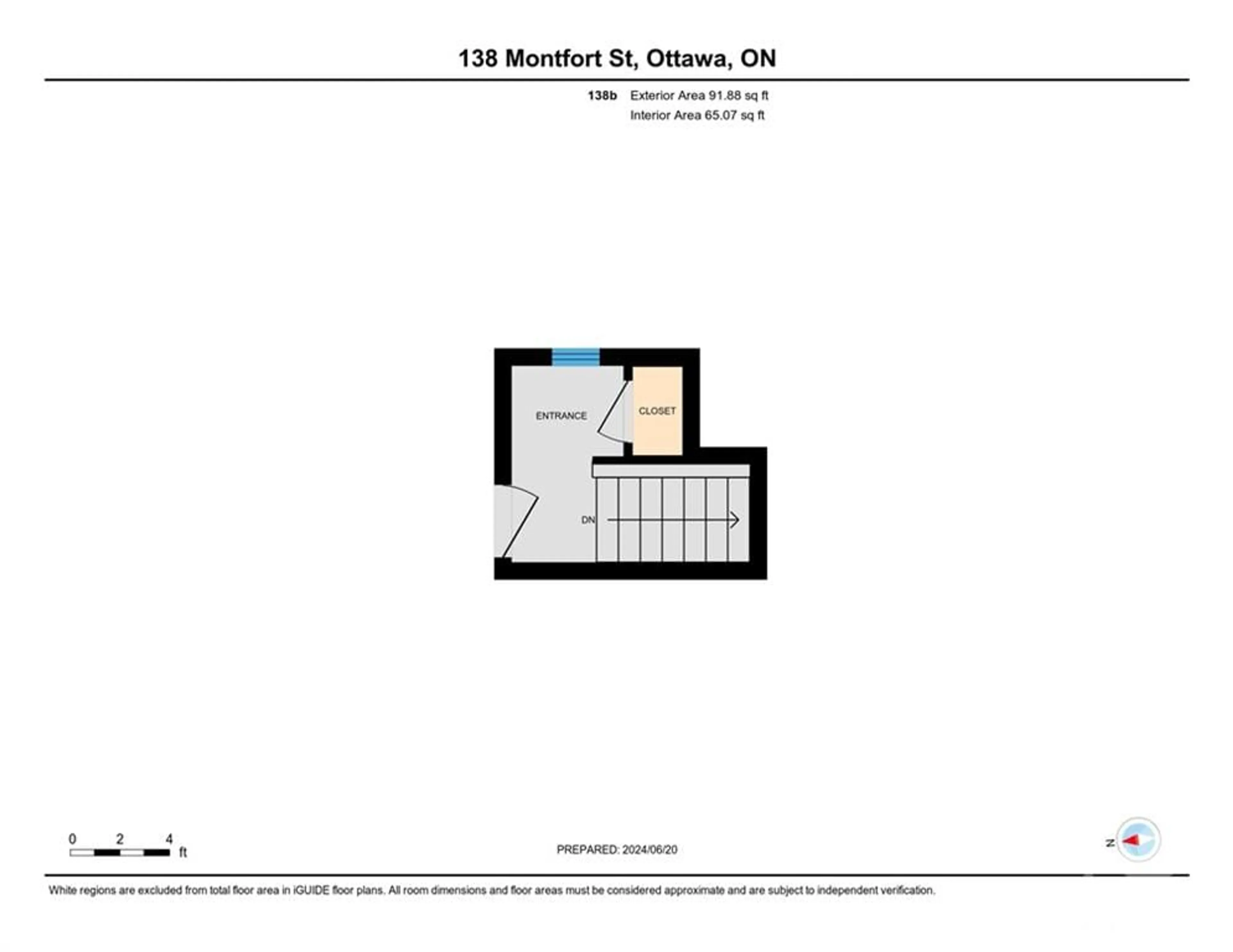 Floor plan for 142/144 MONTFORT St, Ottawa Ontario K1L 5P6