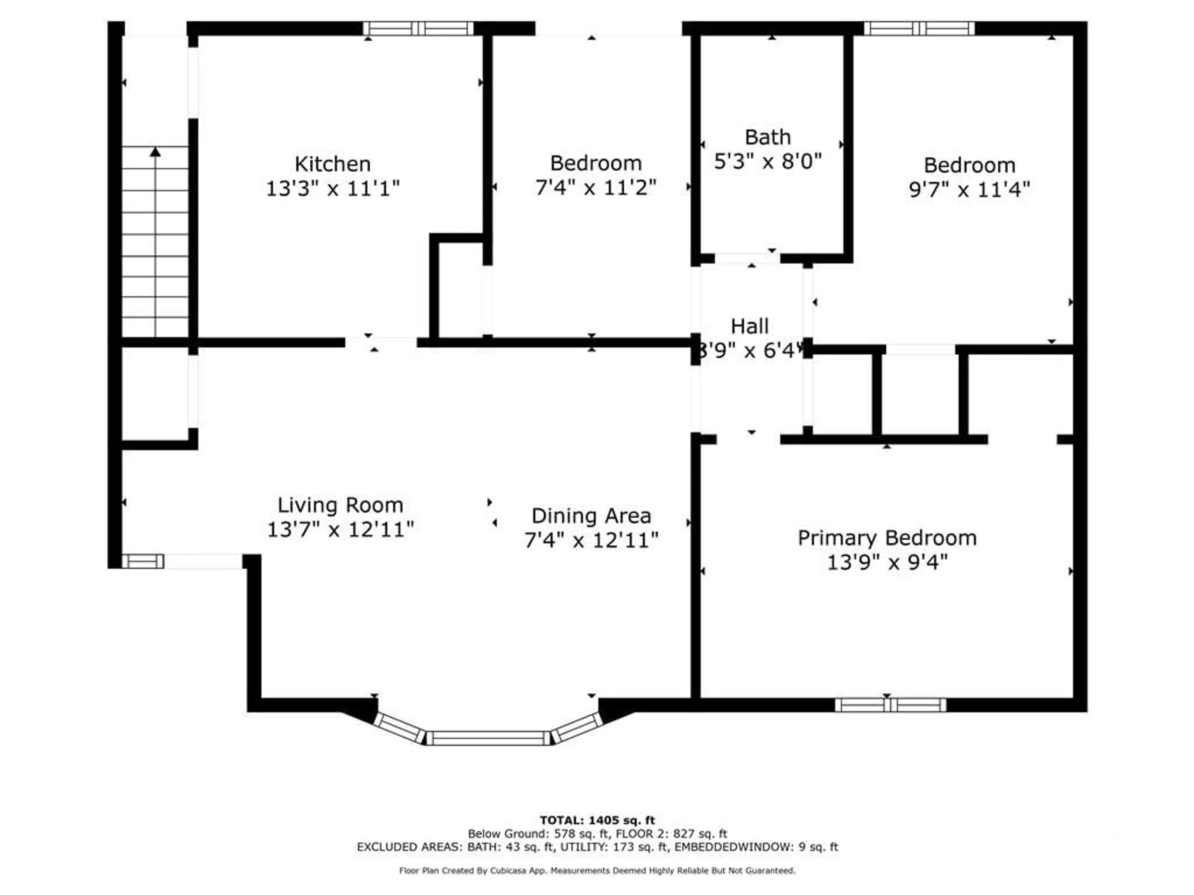 Floor plan for 2500 ROMAN Ave, Ottawa Ontario K2B 7X9